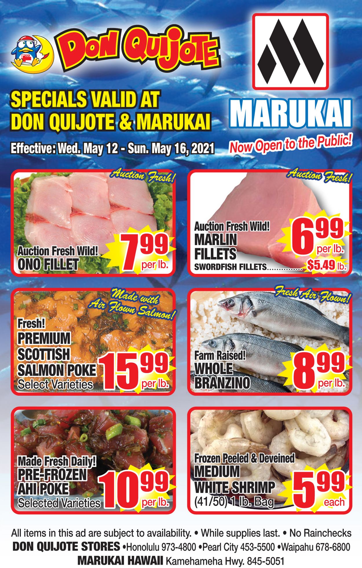 Catalogue Don Quijote Hawaii from 05/12/2021
