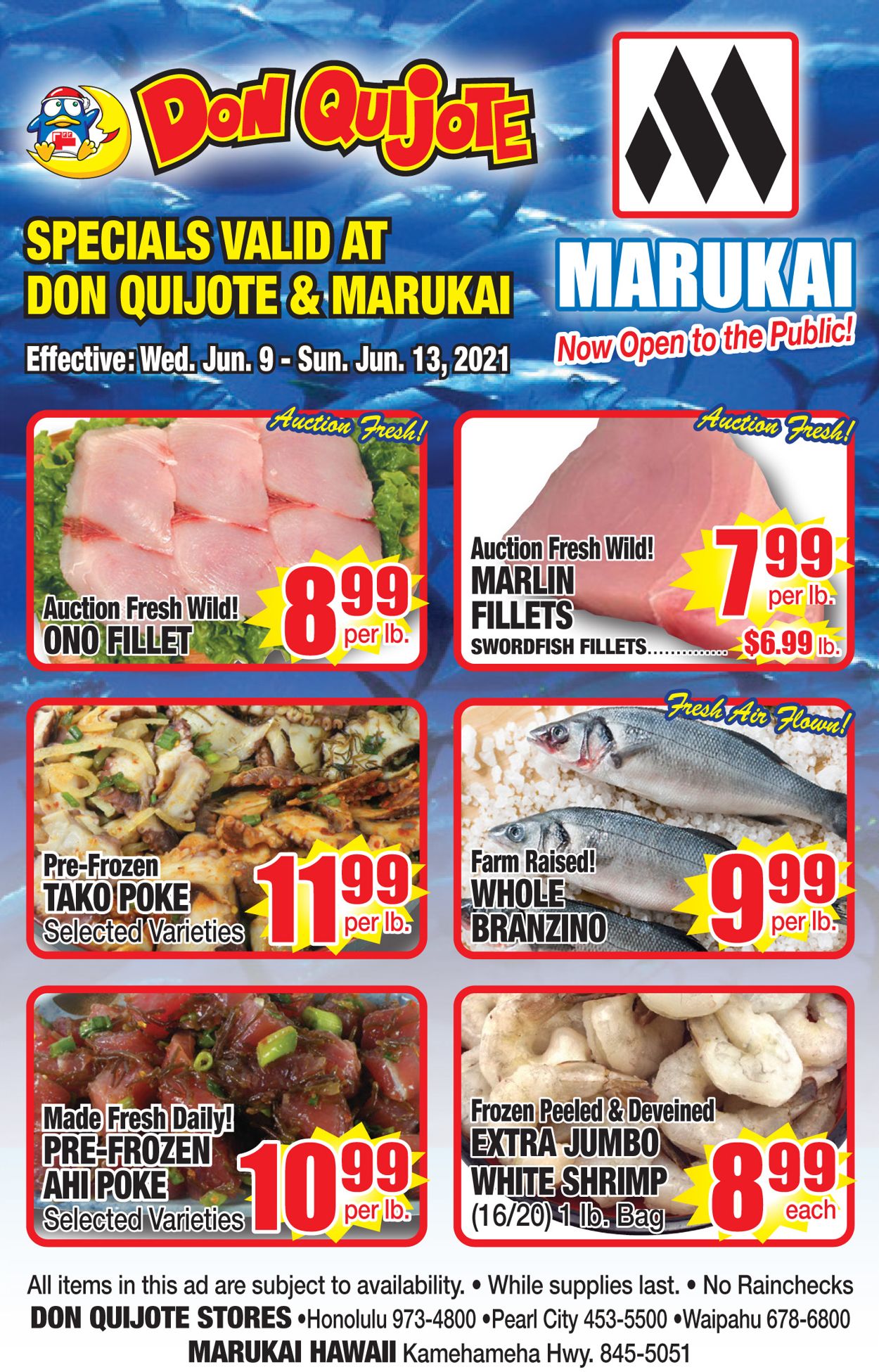 Catalogue Don Quijote Hawaii from 06/09/2021
