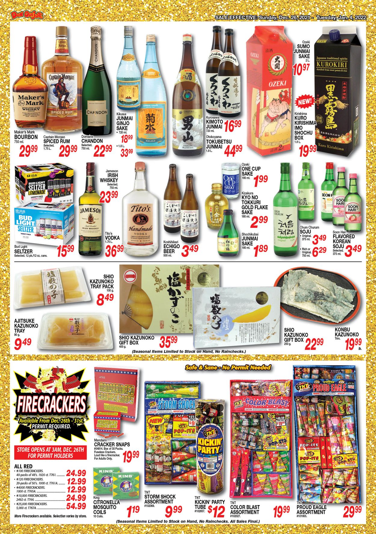Catalogue Don Quijote Hawaii from 12/26/2021
