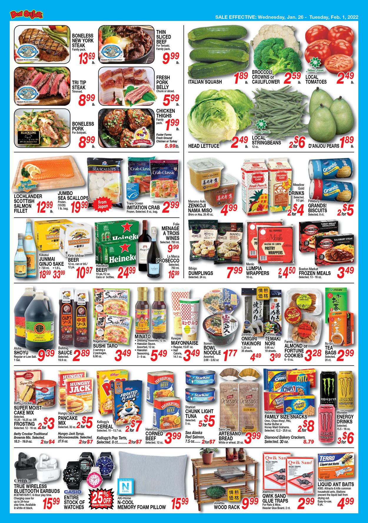 Catalogue Don Quijote Hawaii from 01/26/2022