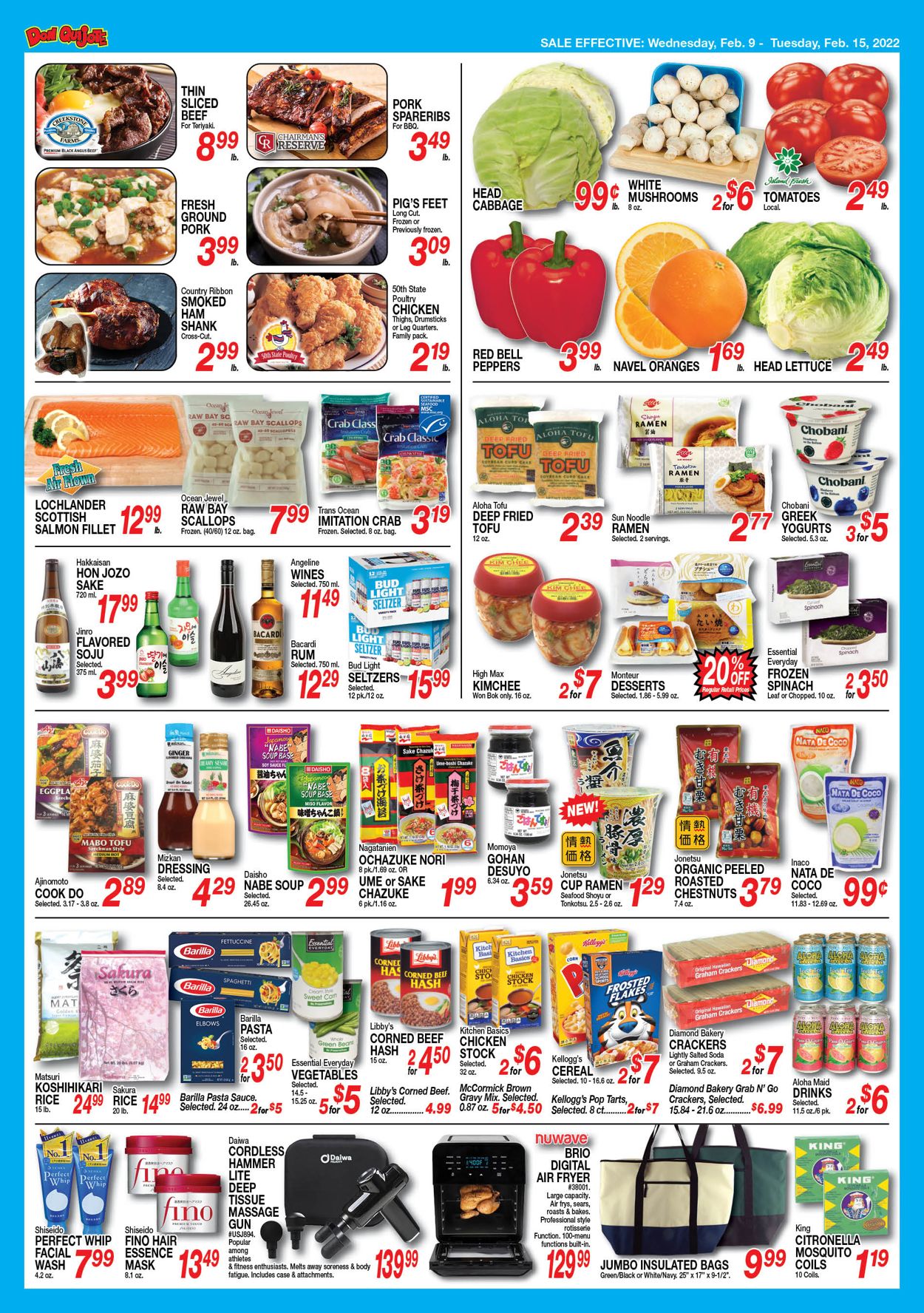Catalogue Don Quijote Hawaii from 02/09/2022