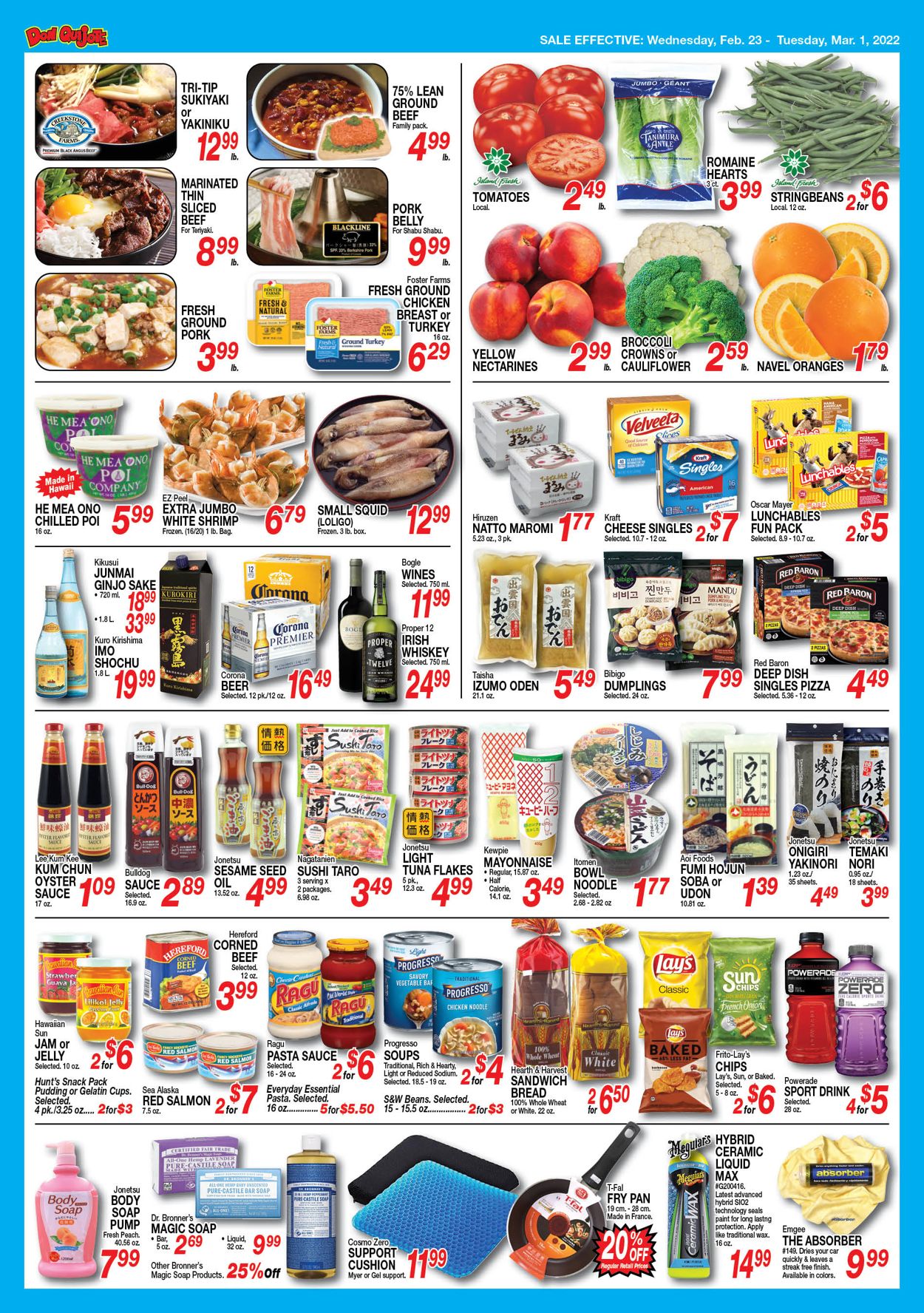 Catalogue Don Quijote Hawaii from 02/23/2022