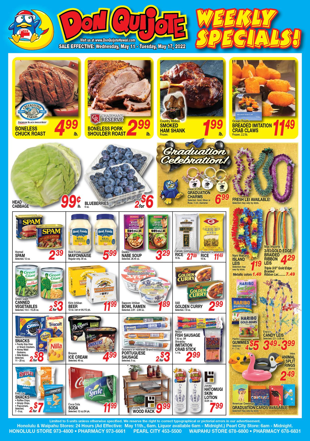 Catalogue Don Quijote Hawaii from 05/11/2022