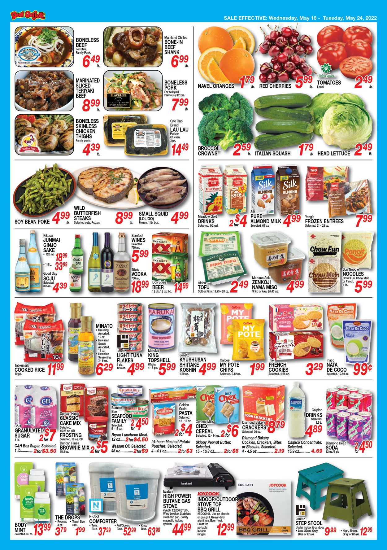 Catalogue Don Quijote Hawaii from 05/18/2022