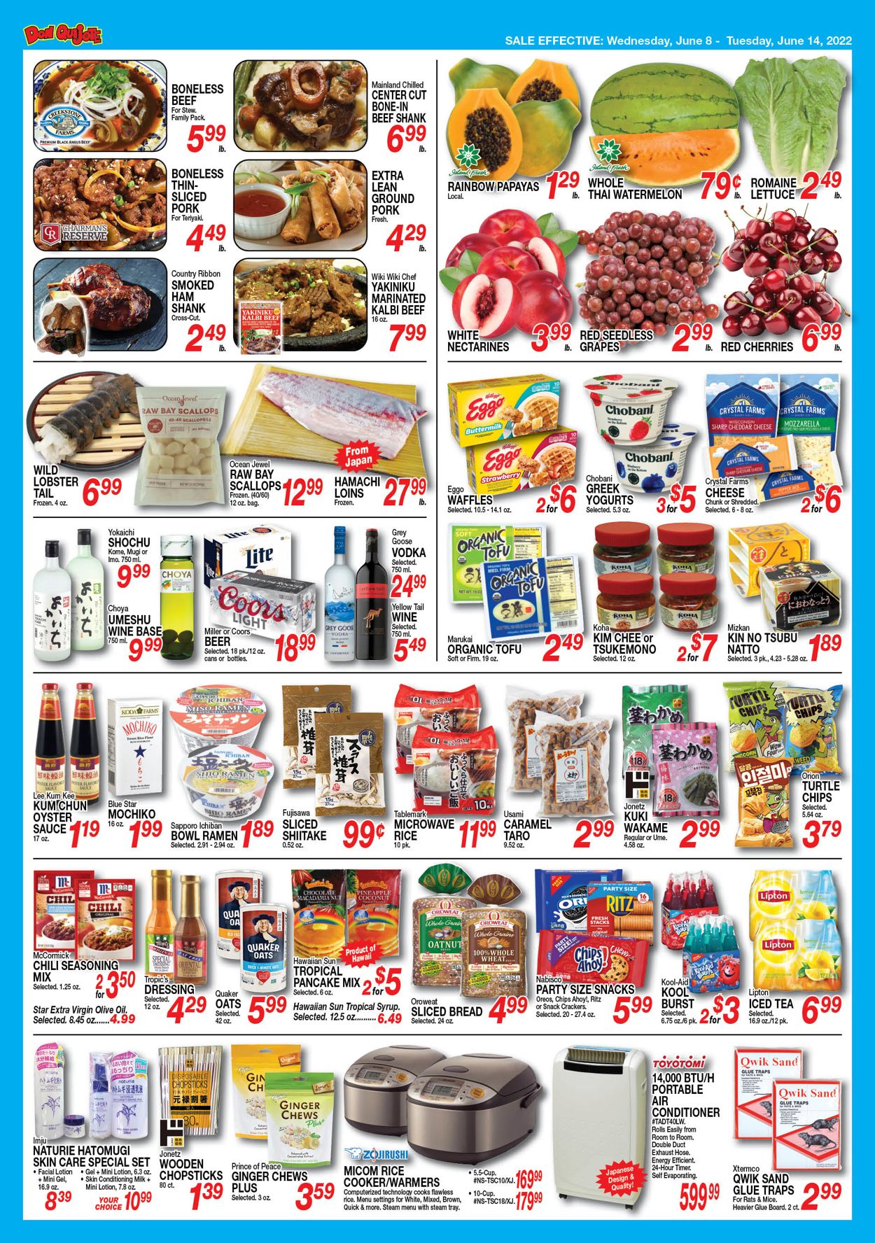Catalogue Don Quijote Hawaii from 06/08/2022
