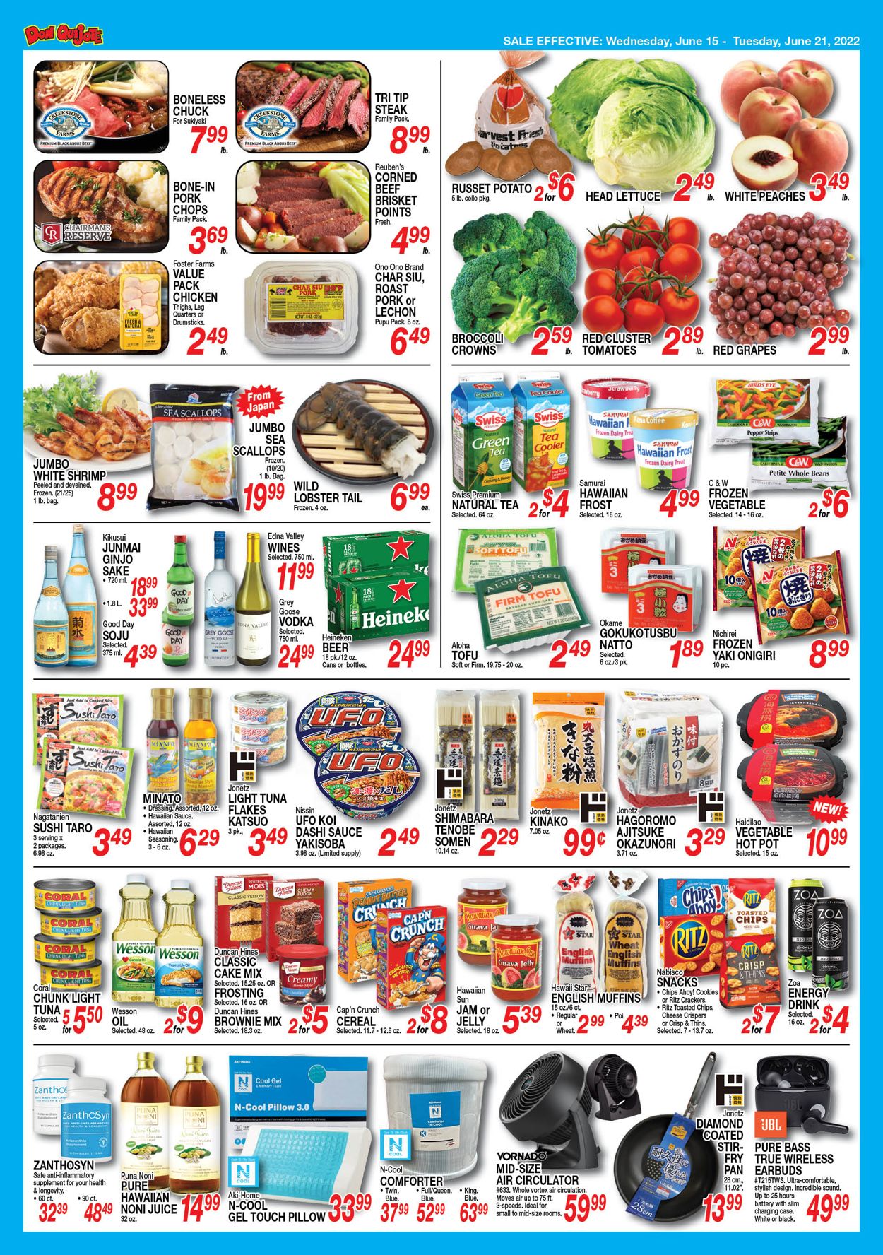 Catalogue Don Quijote Hawaii from 06/15/2022