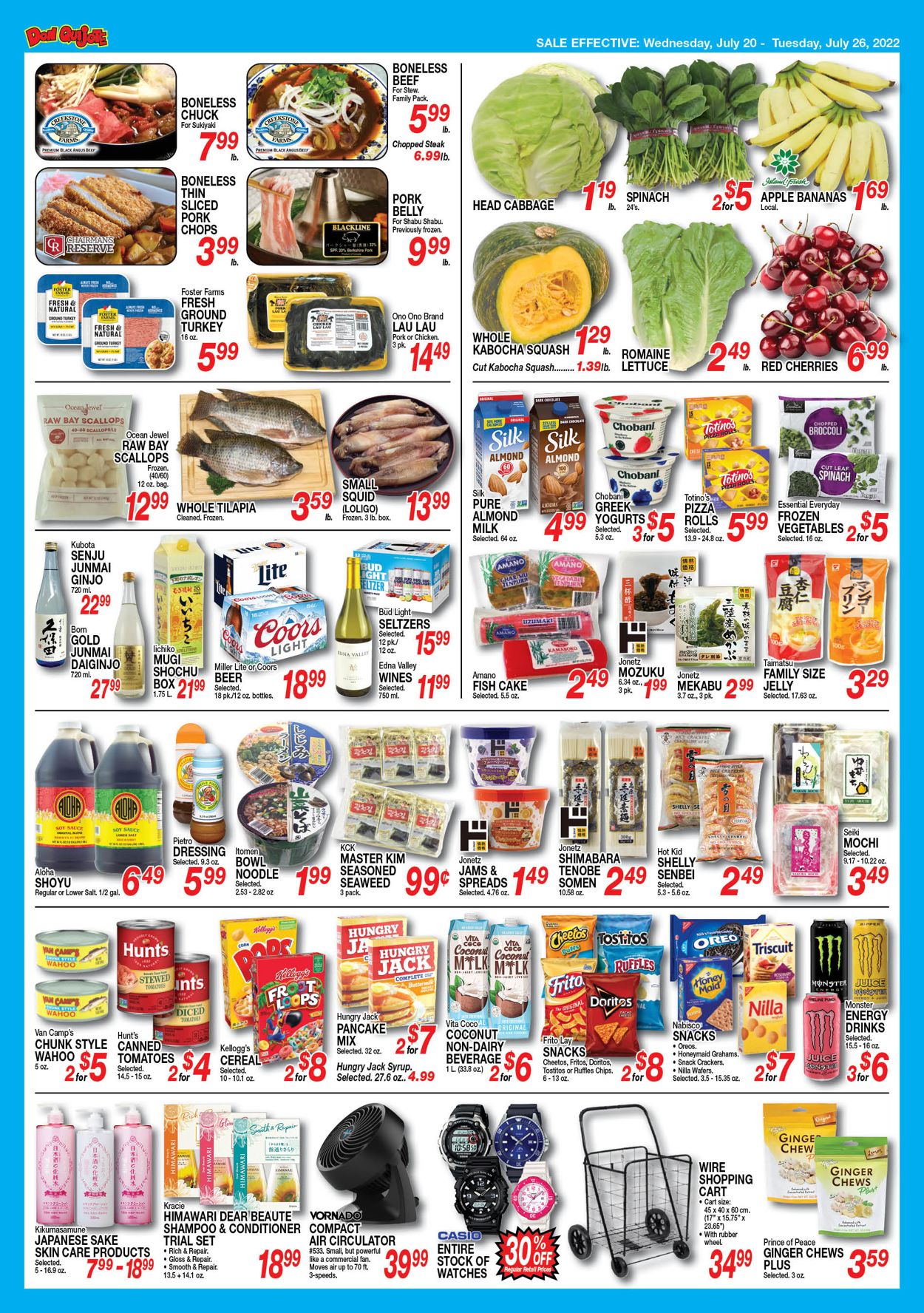 Catalogue Don Quijote Hawaii from 07/20/2022