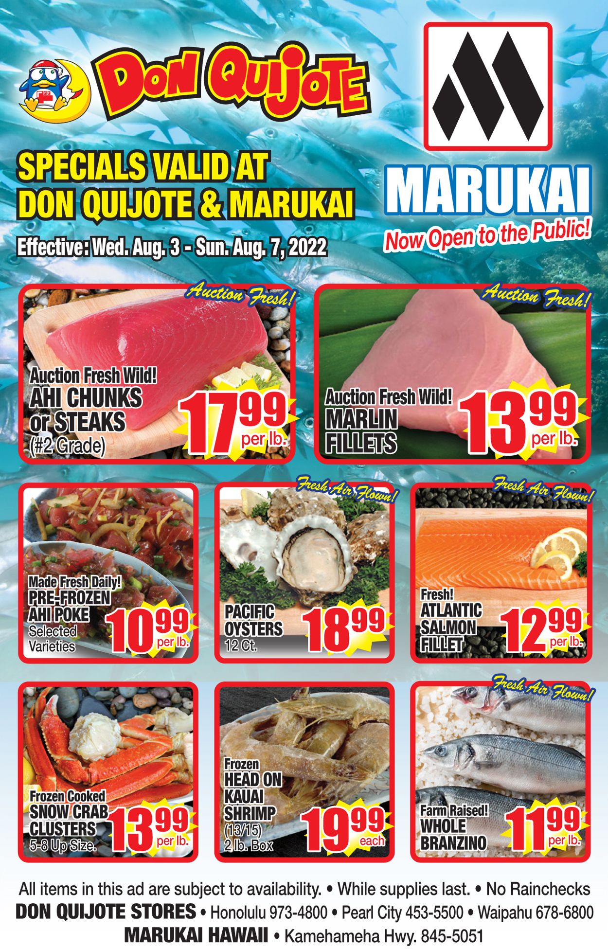 Catalogue Don Quijote Hawaii from 08/03/2022