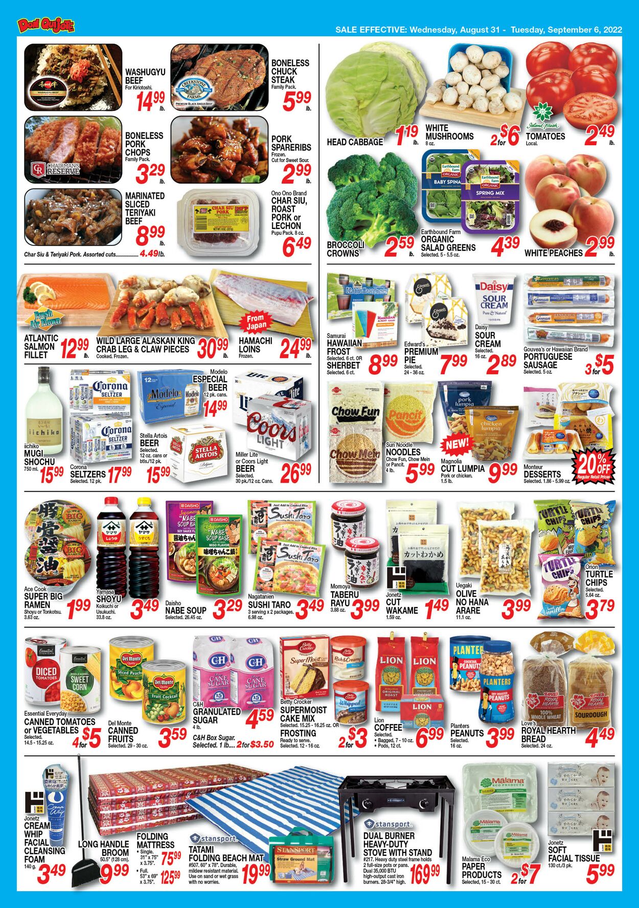Catalogue Don Quijote Hawaii from 08/31/2022