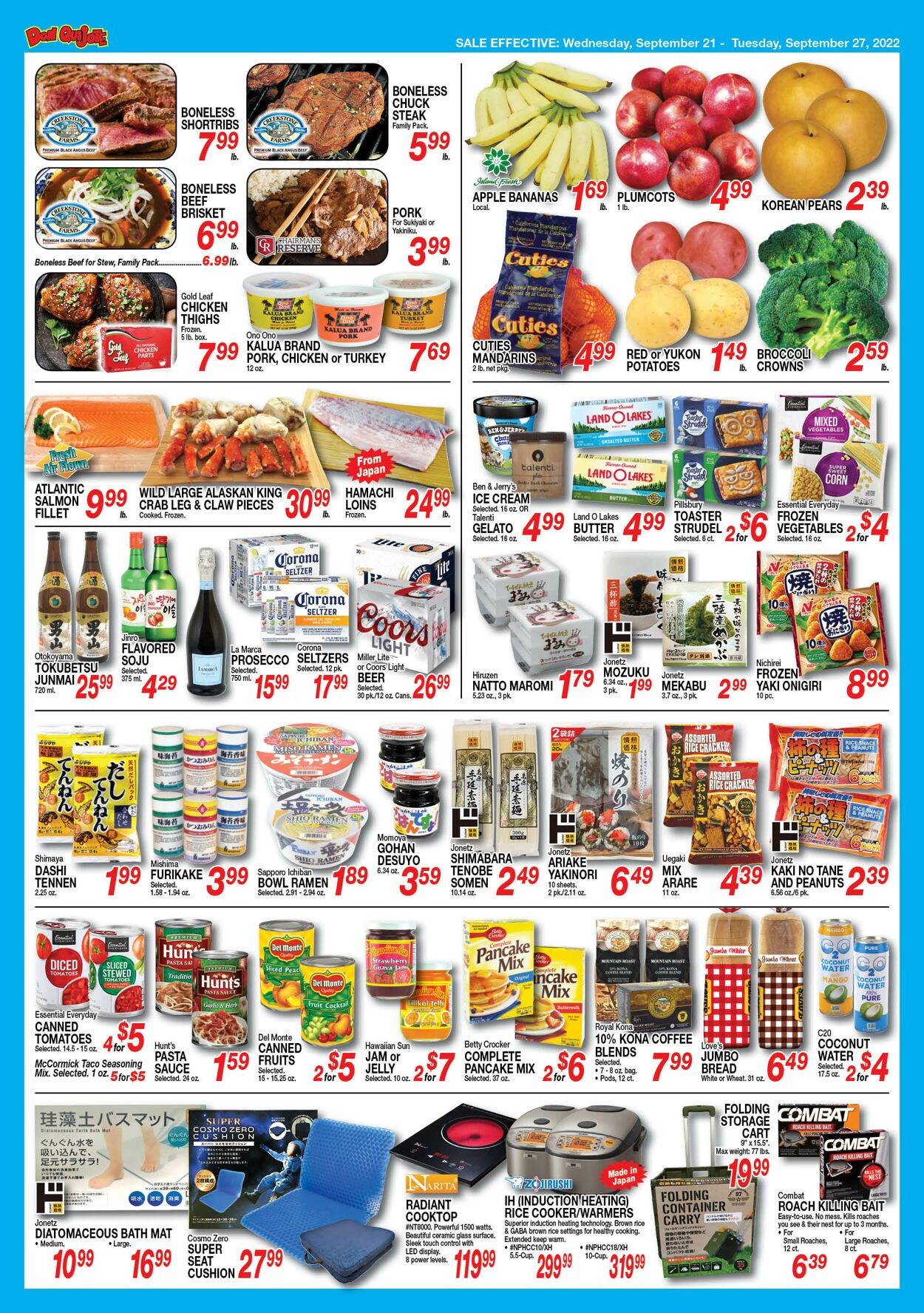 Catalogue Don Quijote Hawaii from 09/21/2022
