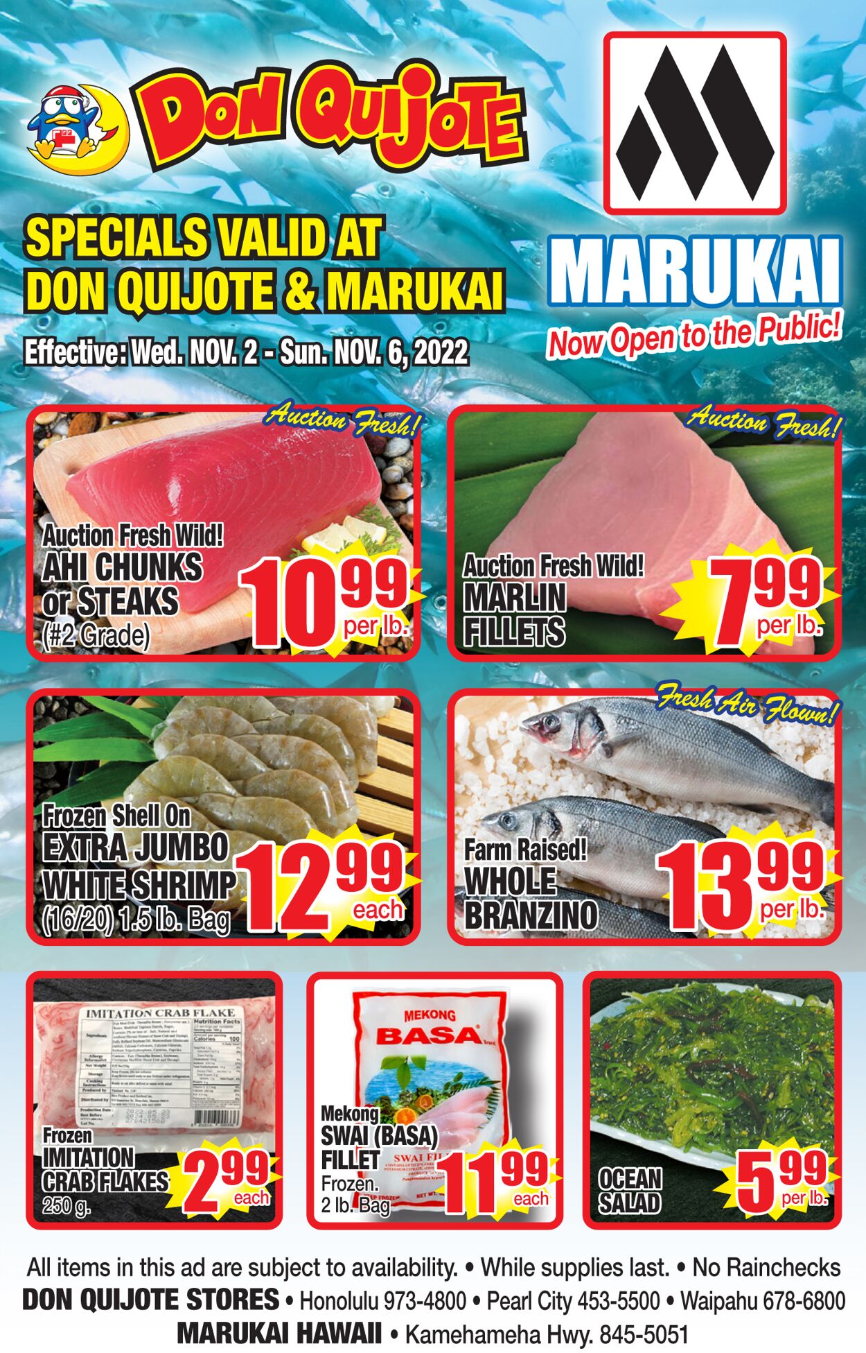 Catalogue Don Quijote Hawaii from 11/02/2022