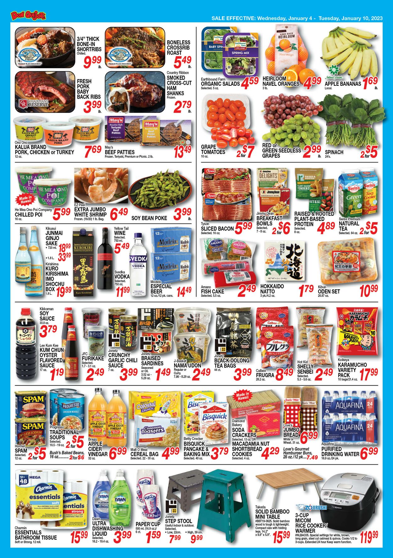 Catalogue Don Quijote Hawaii from 01/04/2023