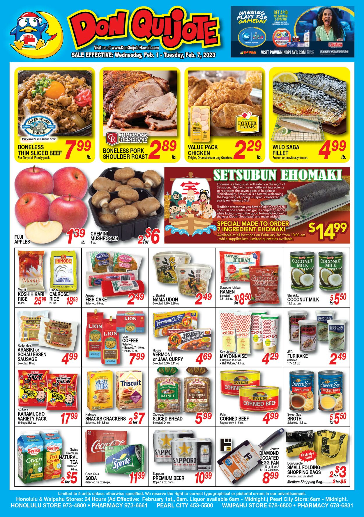 Catalogue Don Quijote Hawaii from 02/01/2023