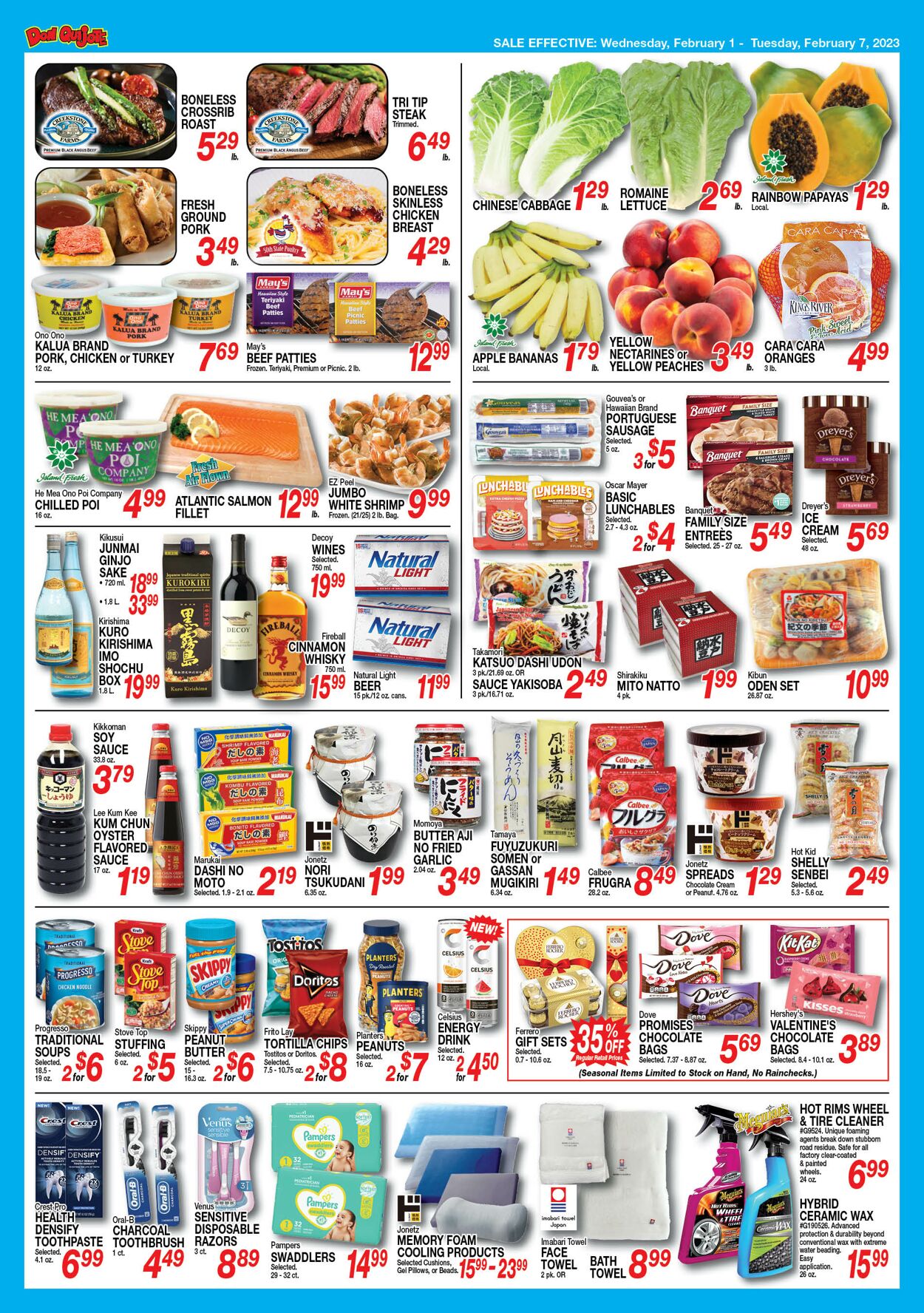 Catalogue Don Quijote Hawaii from 02/01/2023