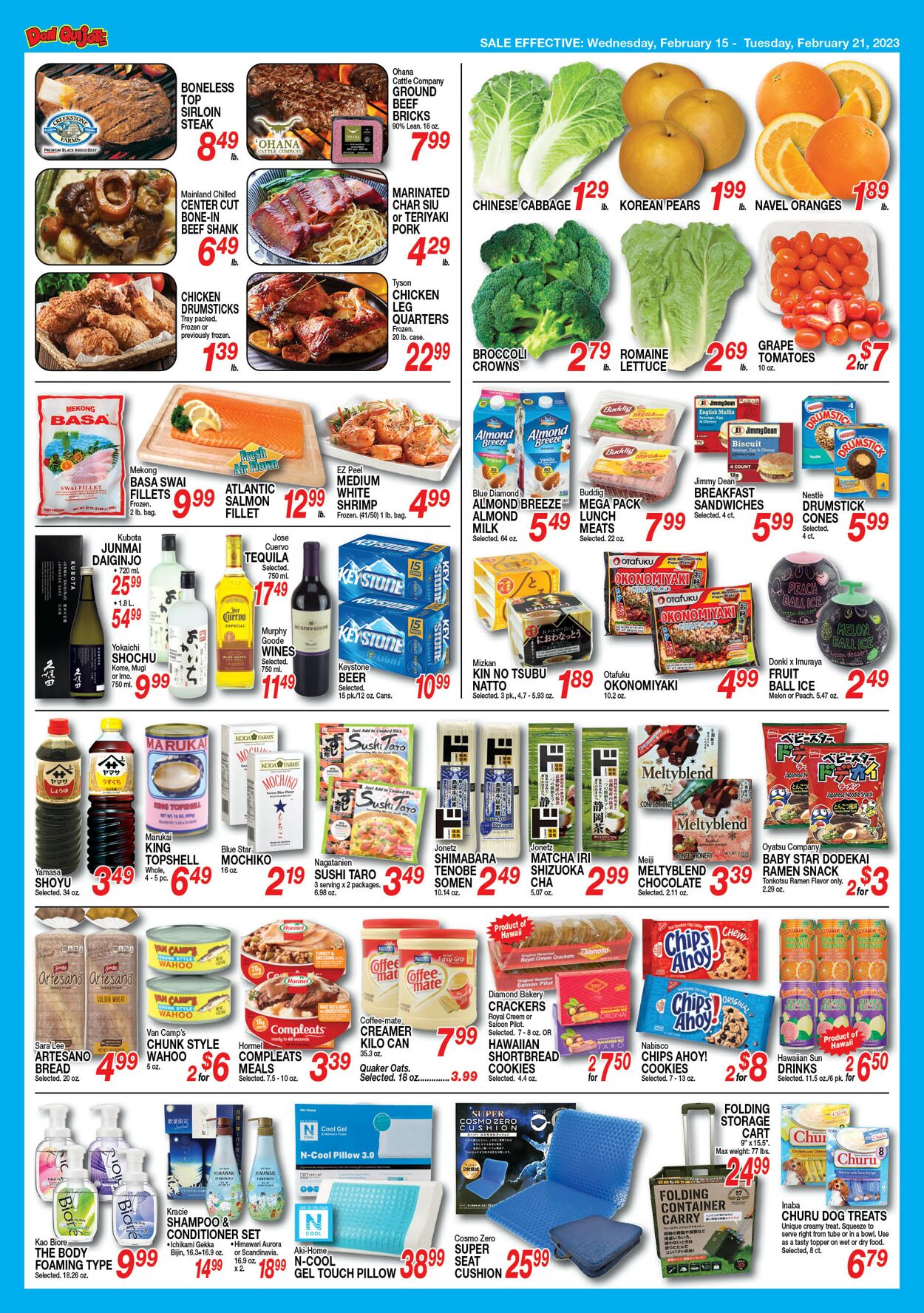Catalogue Don Quijote Hawaii from 02/15/2023