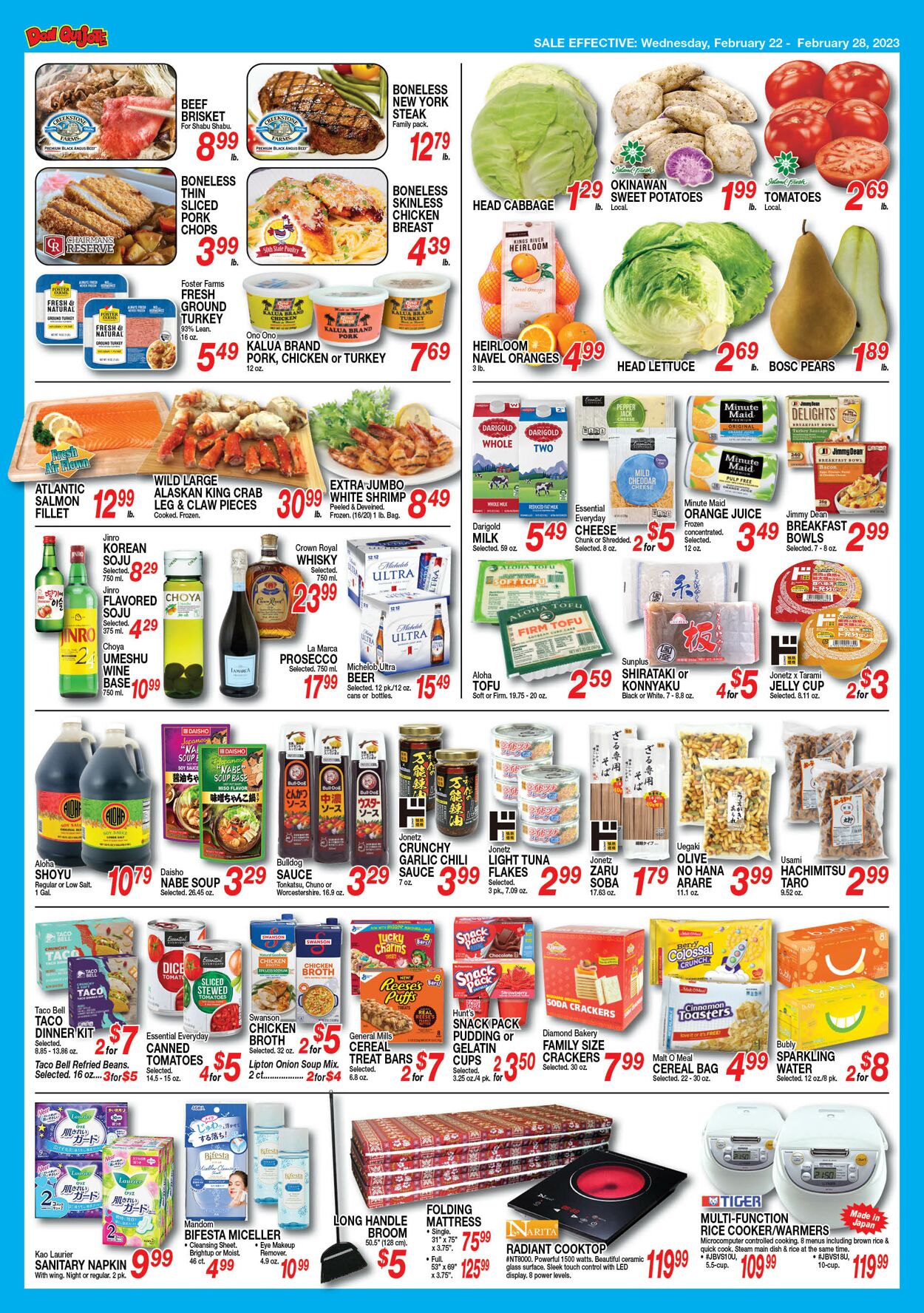 Catalogue Don Quijote Hawaii from 02/22/2023