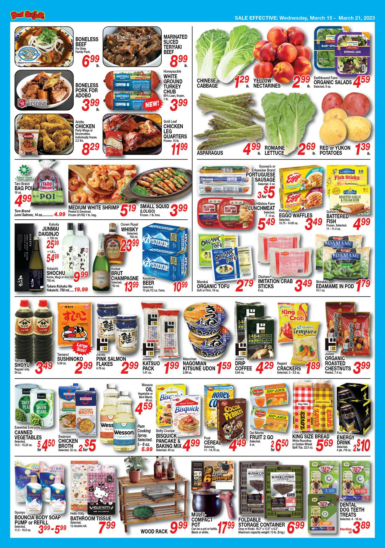 Catalogue Don Quijote Hawaii from 03/15/2023