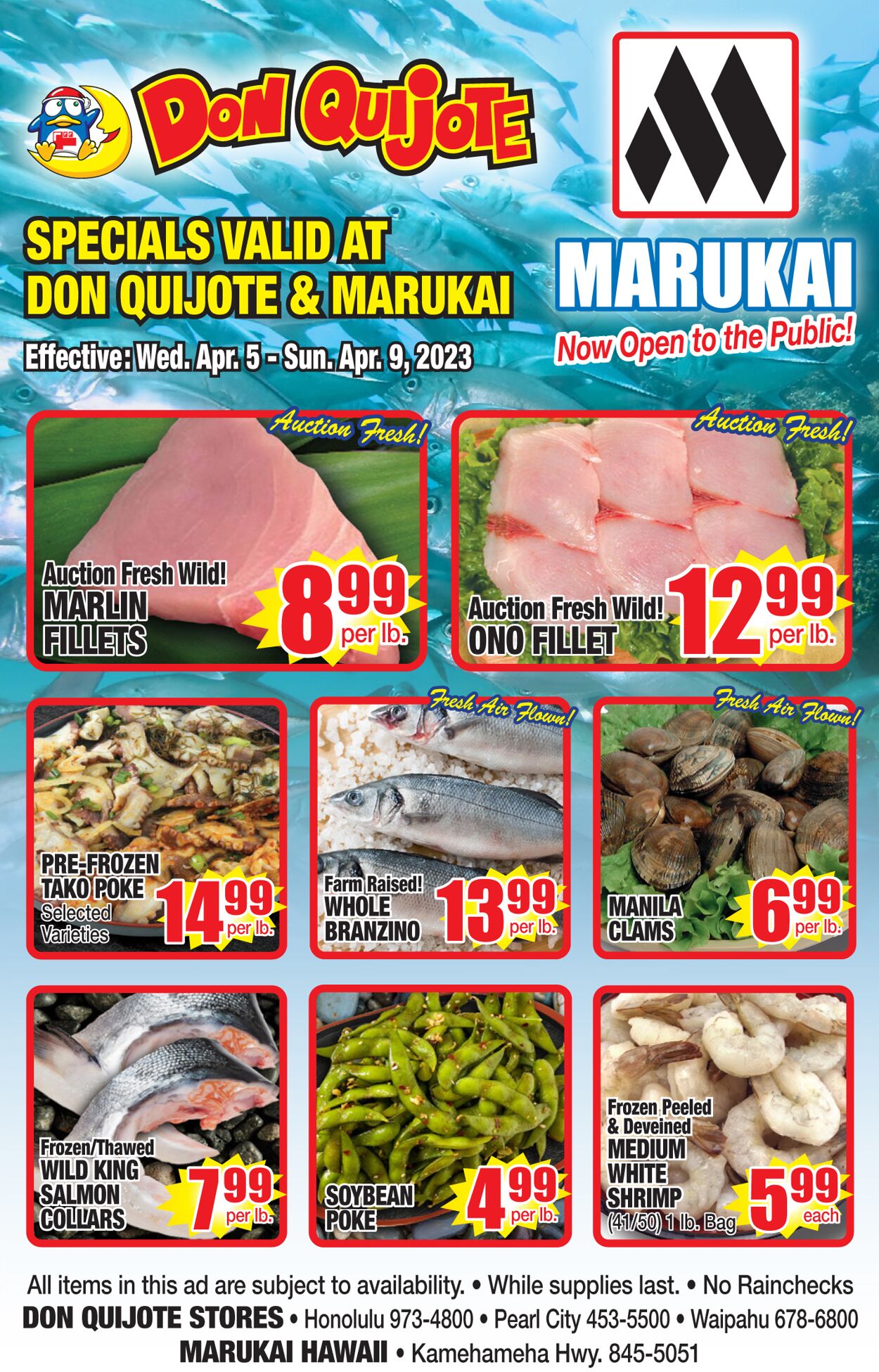 Catalogue Don Quijote Hawaii from 04/05/2023