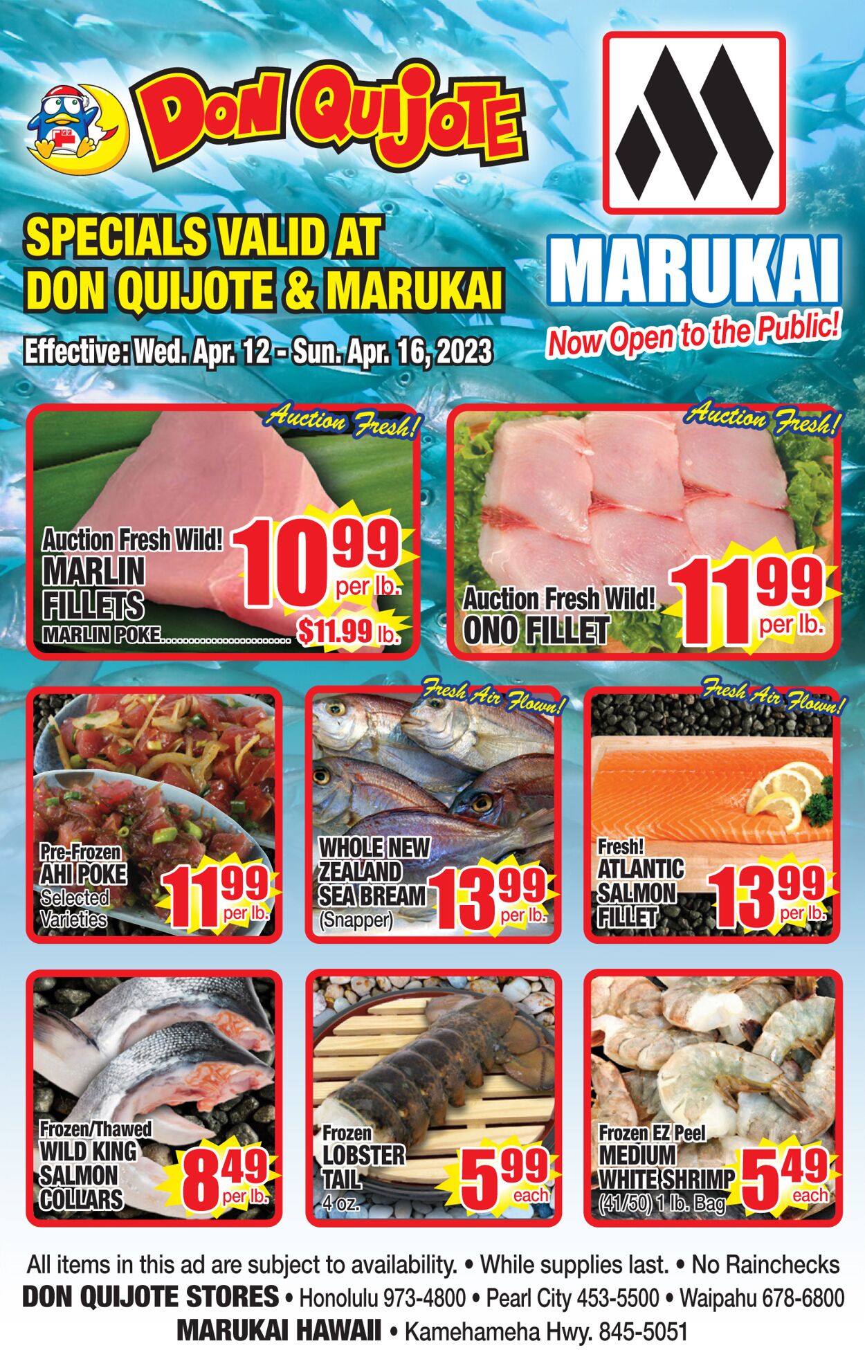 Catalogue Don Quijote Hawaii from 04/12/2023