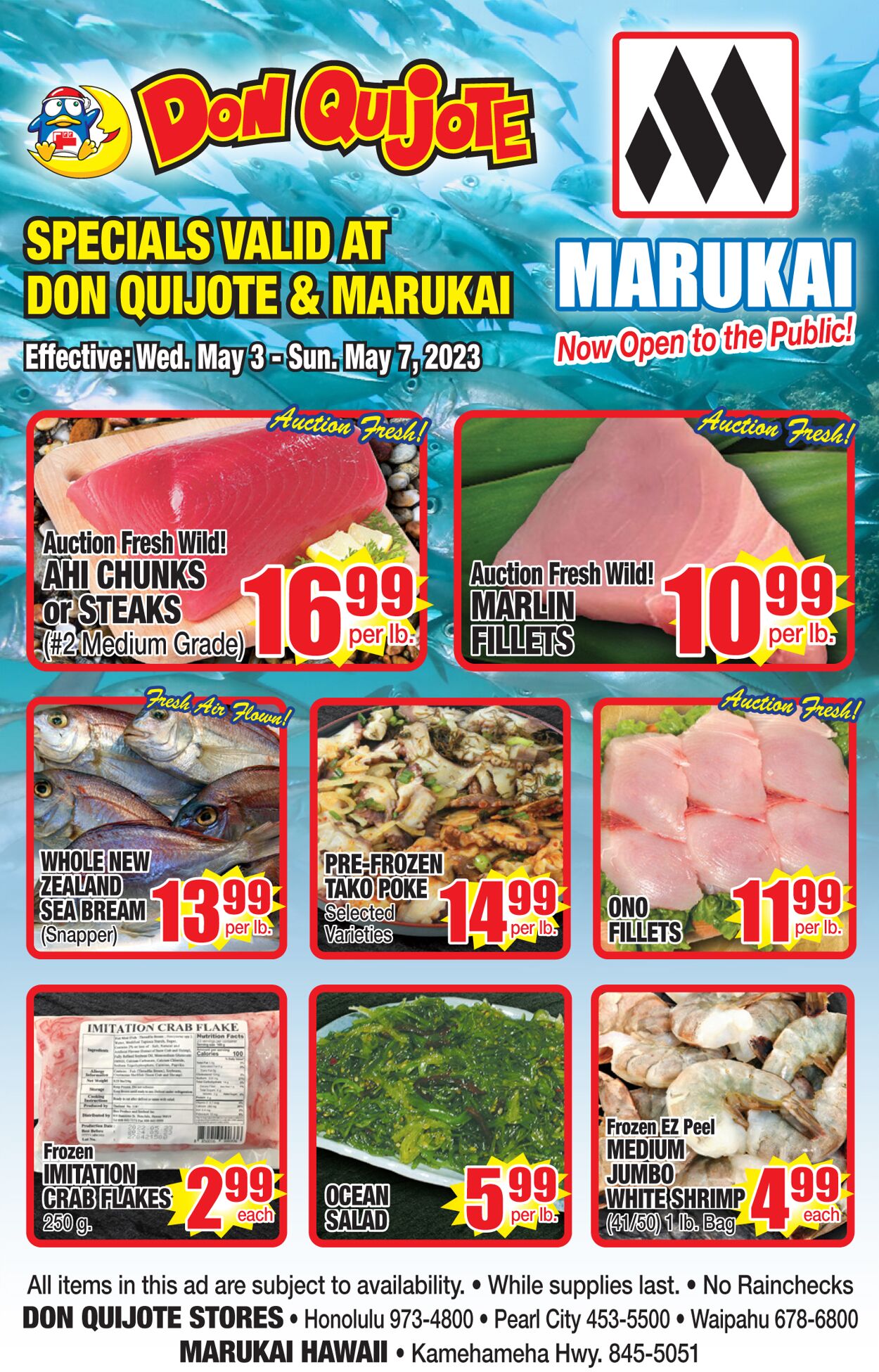 Catalogue Don Quijote Hawaii from 05/03/2023