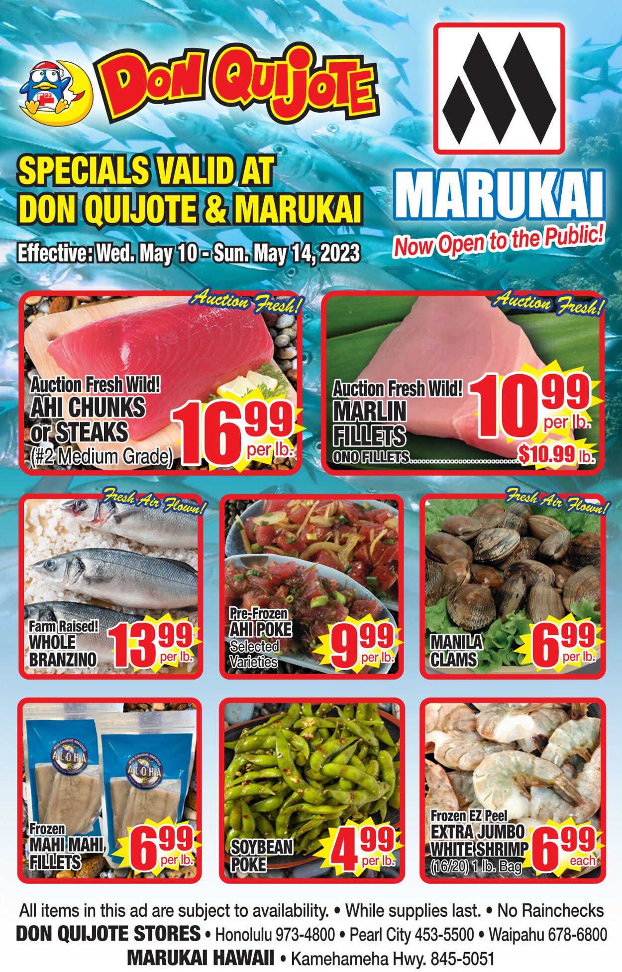 Catalogue Don Quijote Hawaii from 05/10/2023