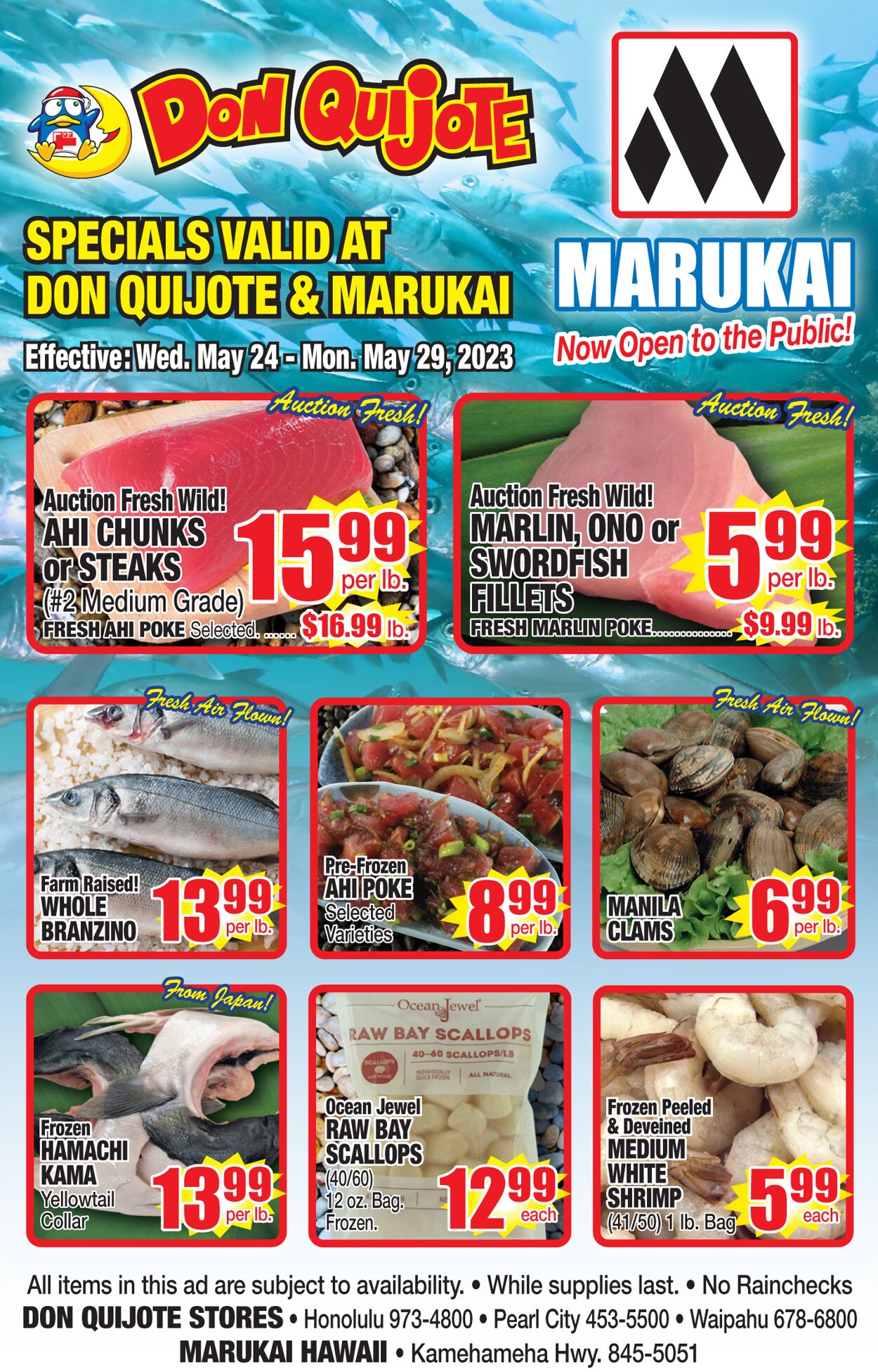 Catalogue Don Quijote Hawaii from 05/24/2023