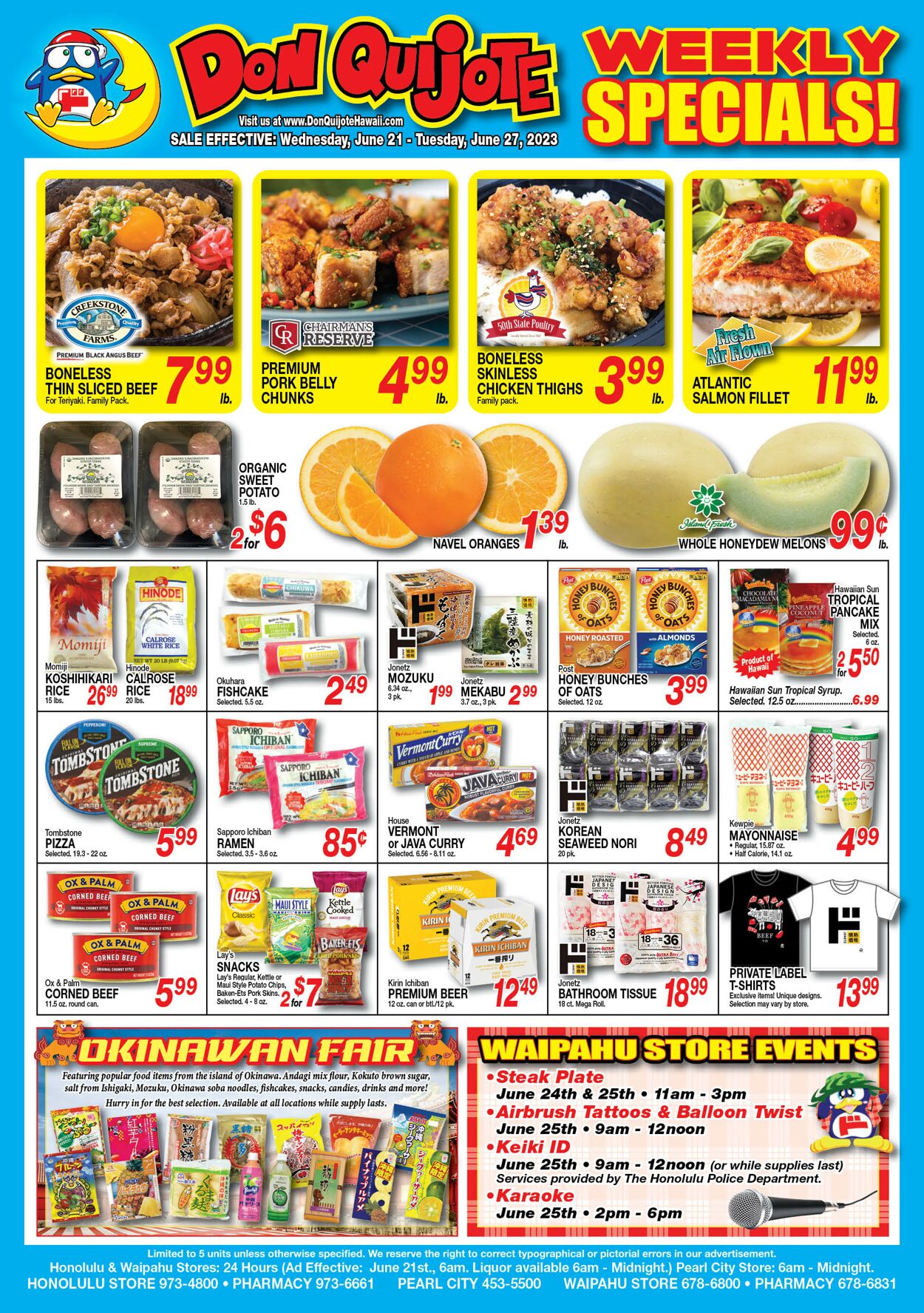 Catalogue Don Quijote Hawaii from 06/21/2023