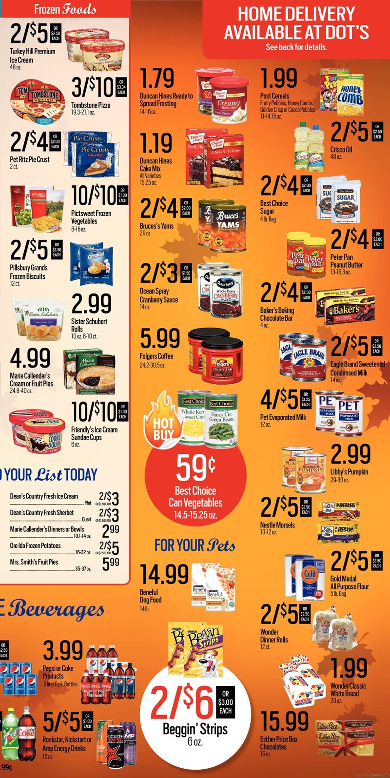 Catalogue Dot's Market Thanksgiving ad 2020 from 11/16/2020