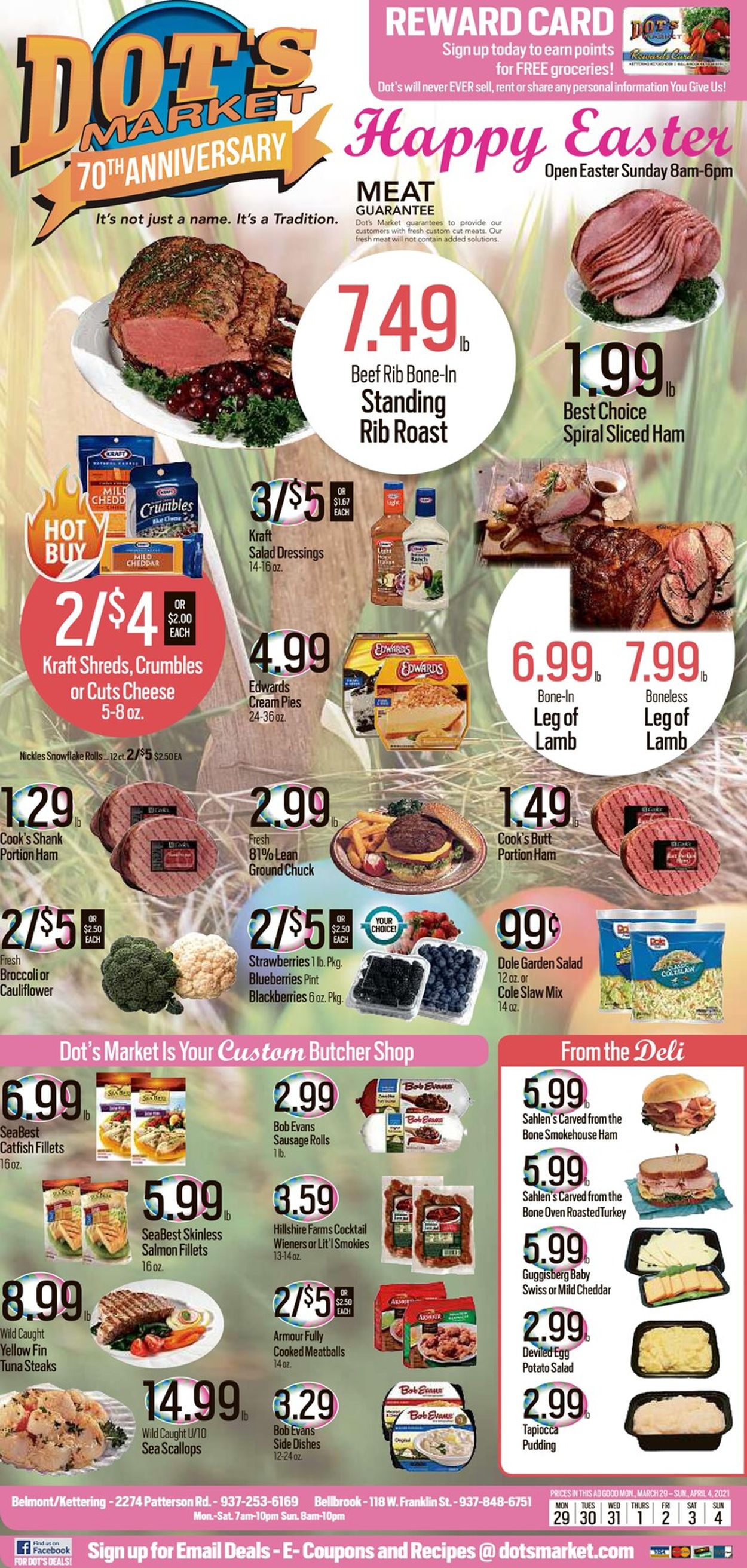 Catalogue Dot's Market - Easter 2021 ad from 03/29/2021