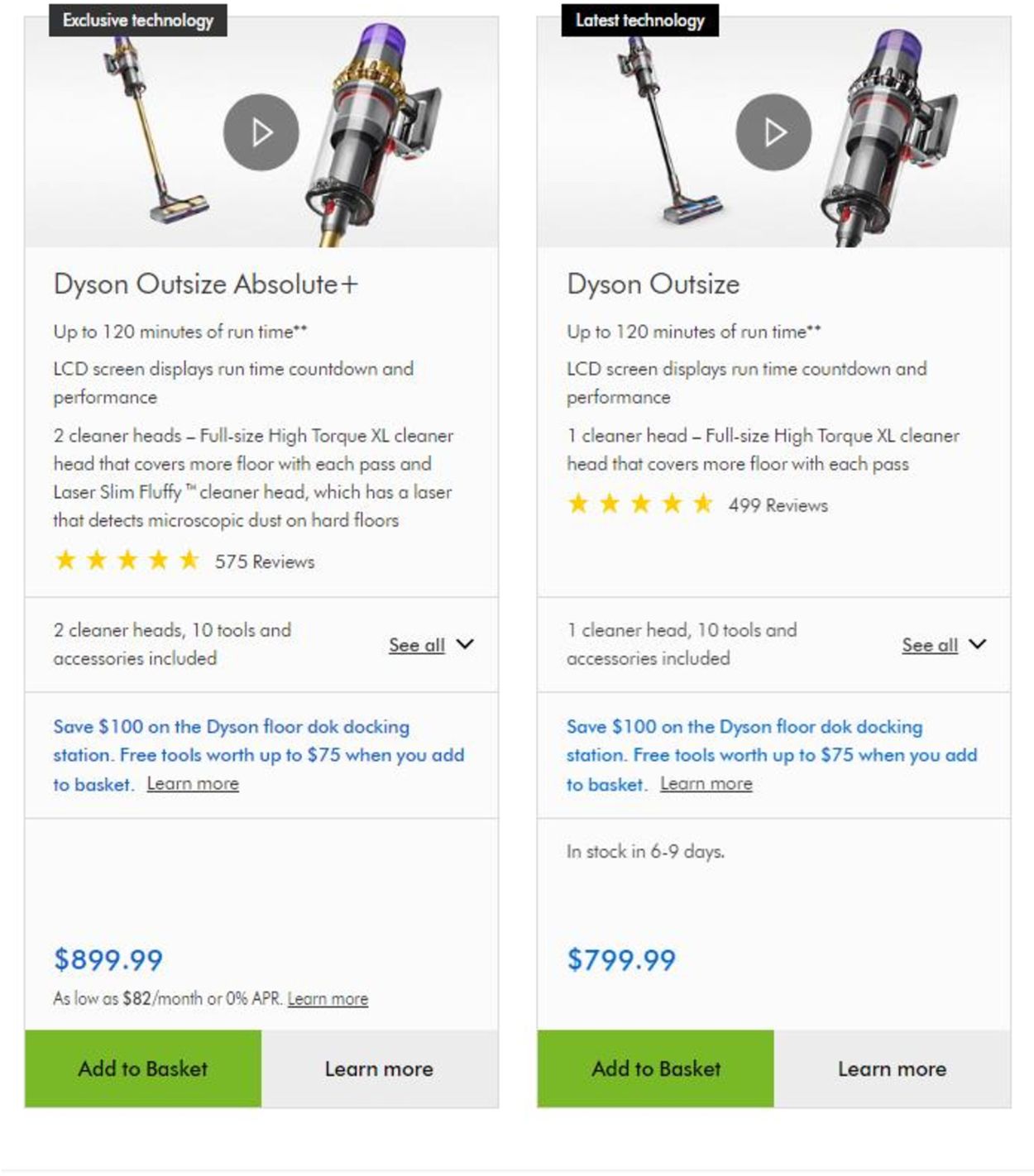 Catalogue Dyson CYBER MONDAY 2021 from 11/16/2021