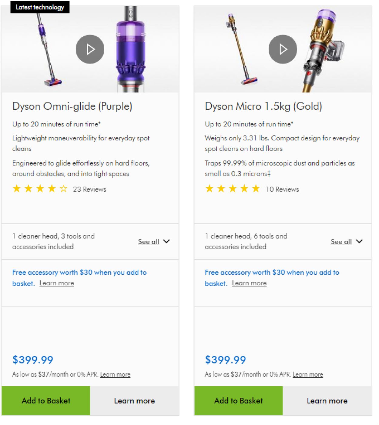 Catalogue Dyson CYBER MONDAY 2021 from 11/16/2021