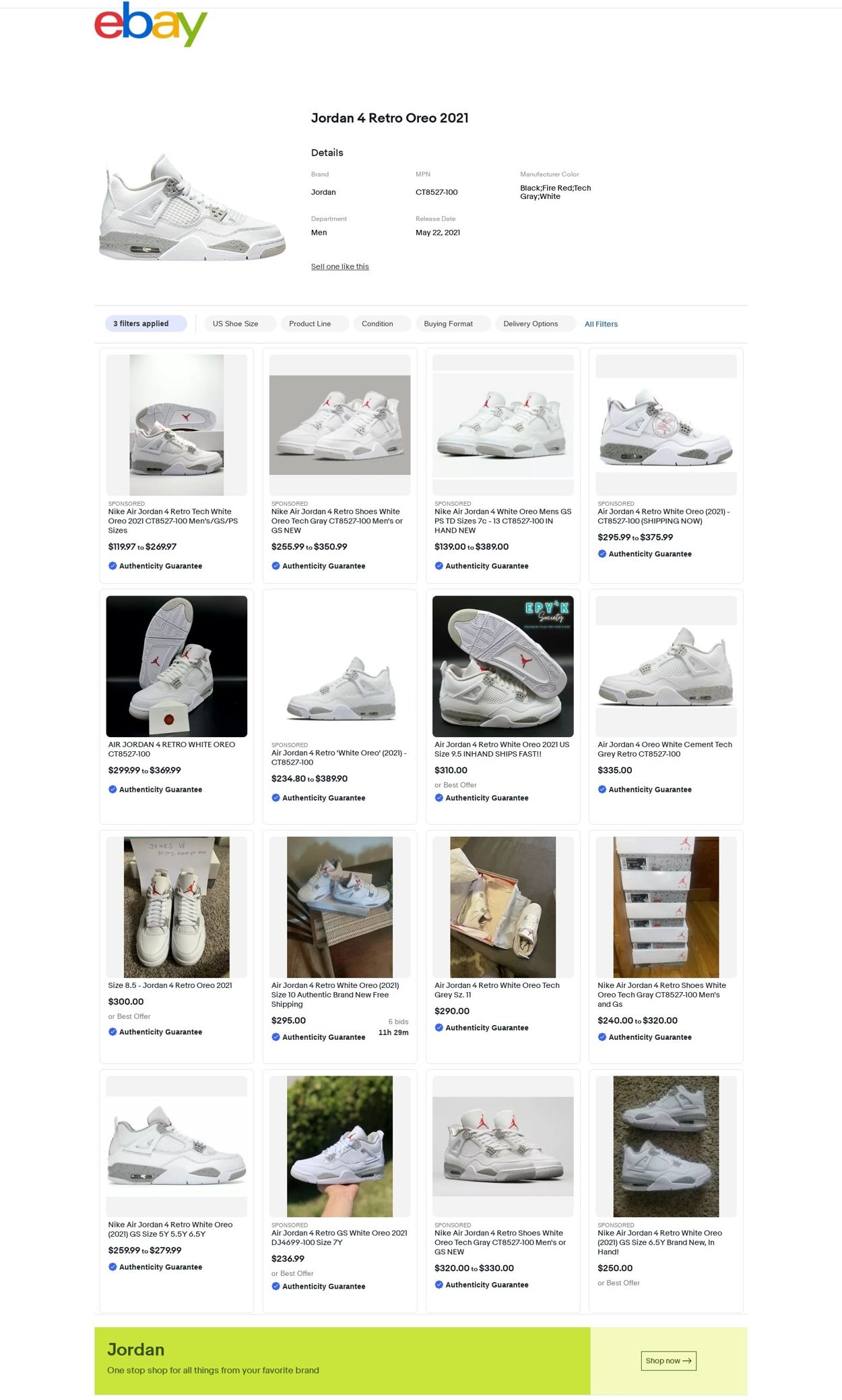 Catalogue eBay from 08/13/2021