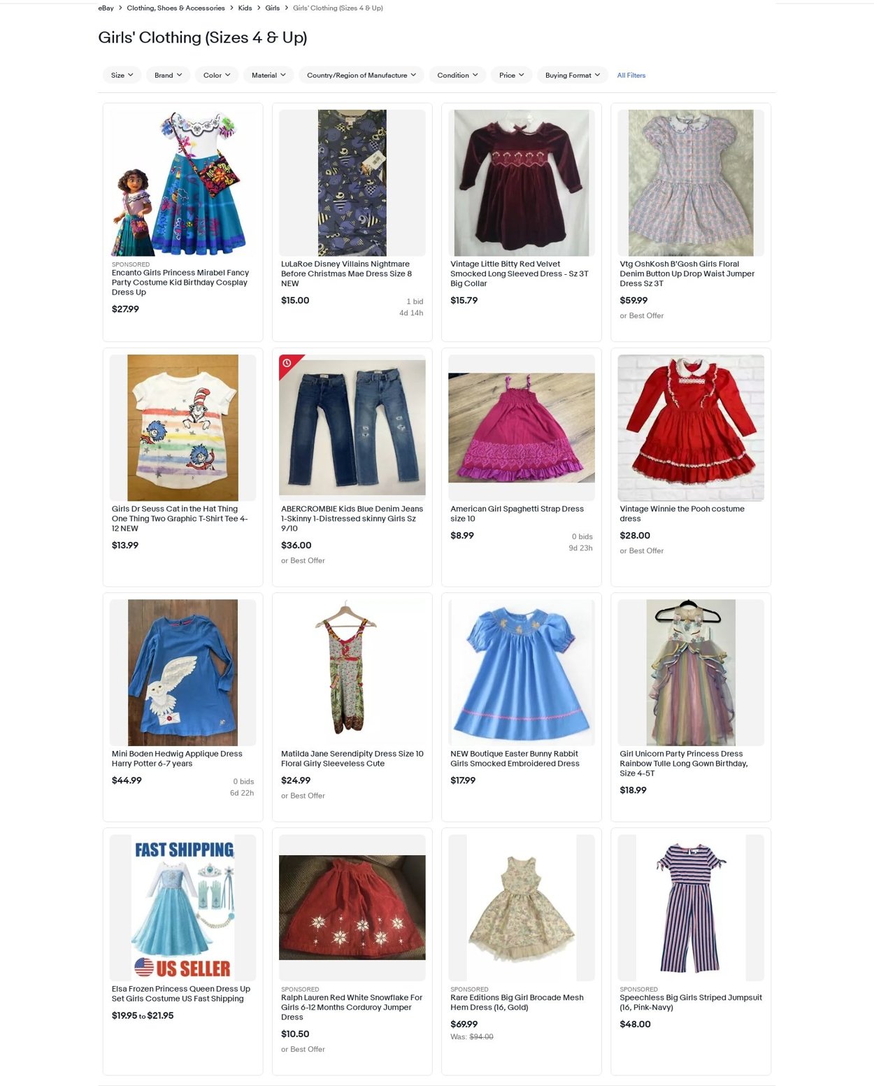 Catalogue eBay from 03/04/2022