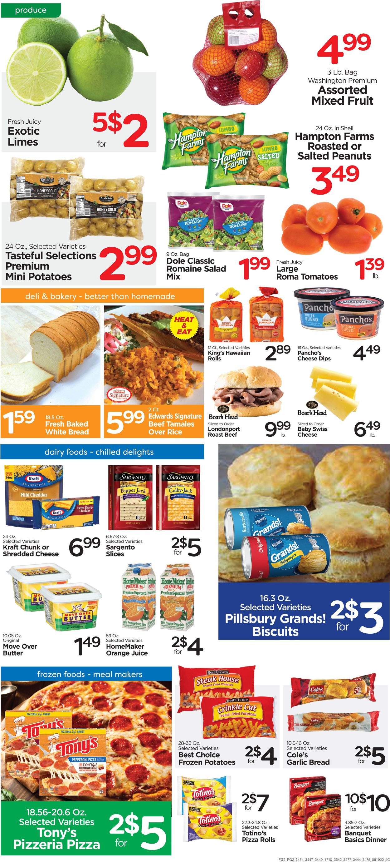 Catalogue Edwards Food Giant from 08/19/2020
