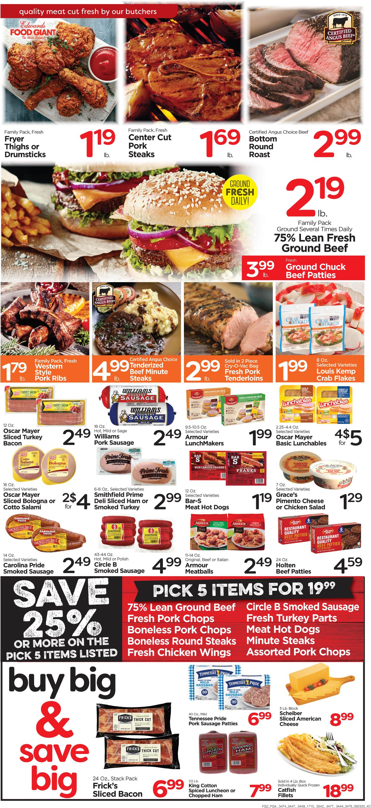 Catalogue Edwards Food Giant from 09/23/2020