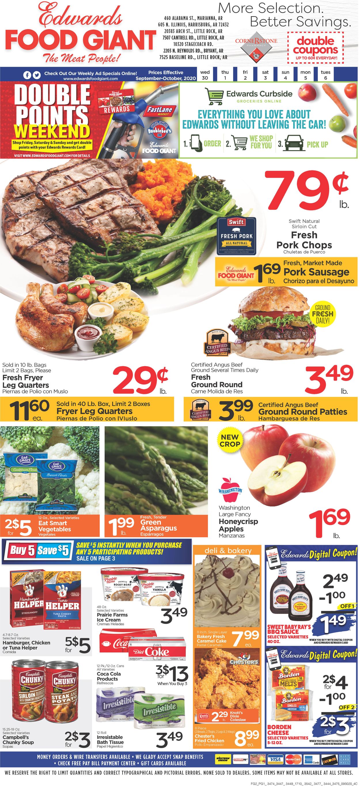 Catalogue Edwards Food Giant from 09/30/2020