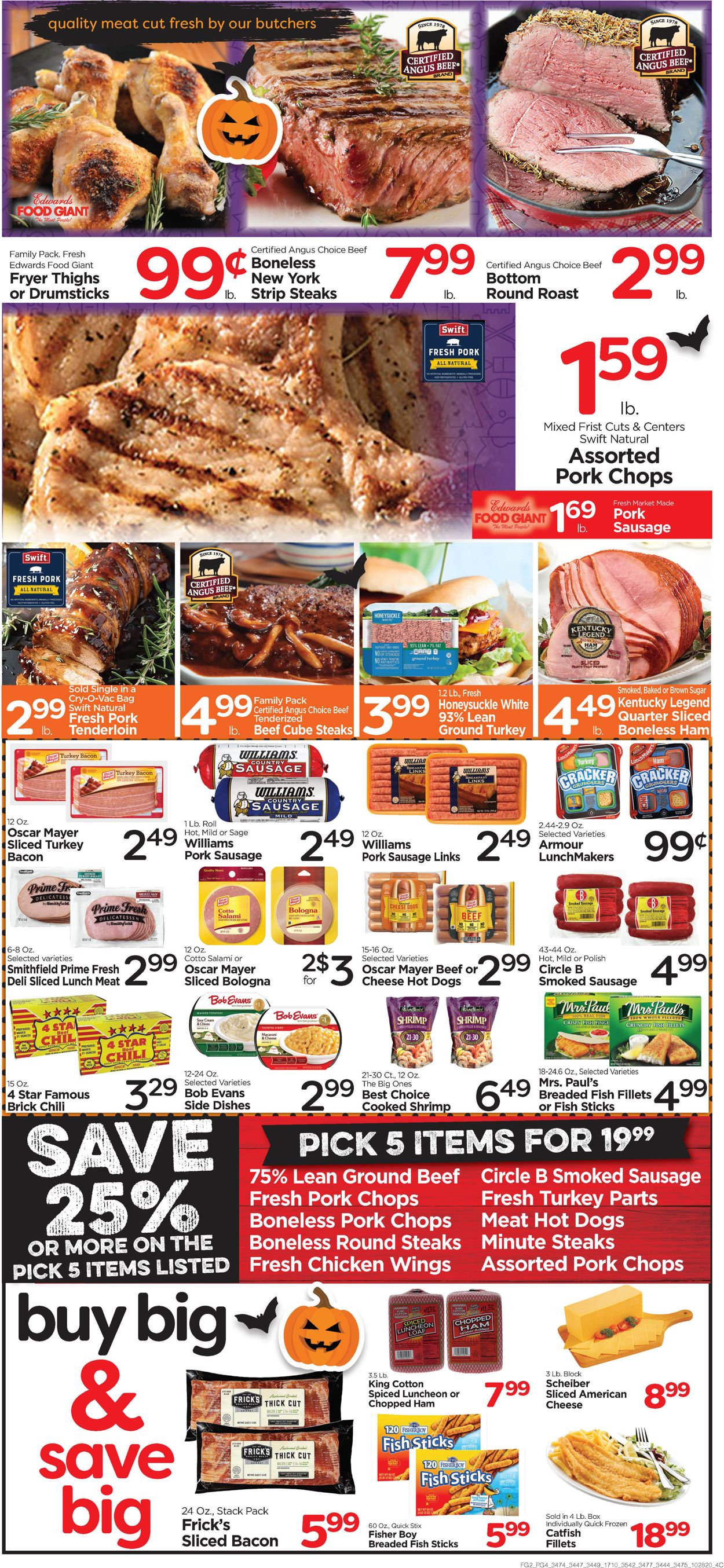 Catalogue Edwards Food Giant from 10/28/2020