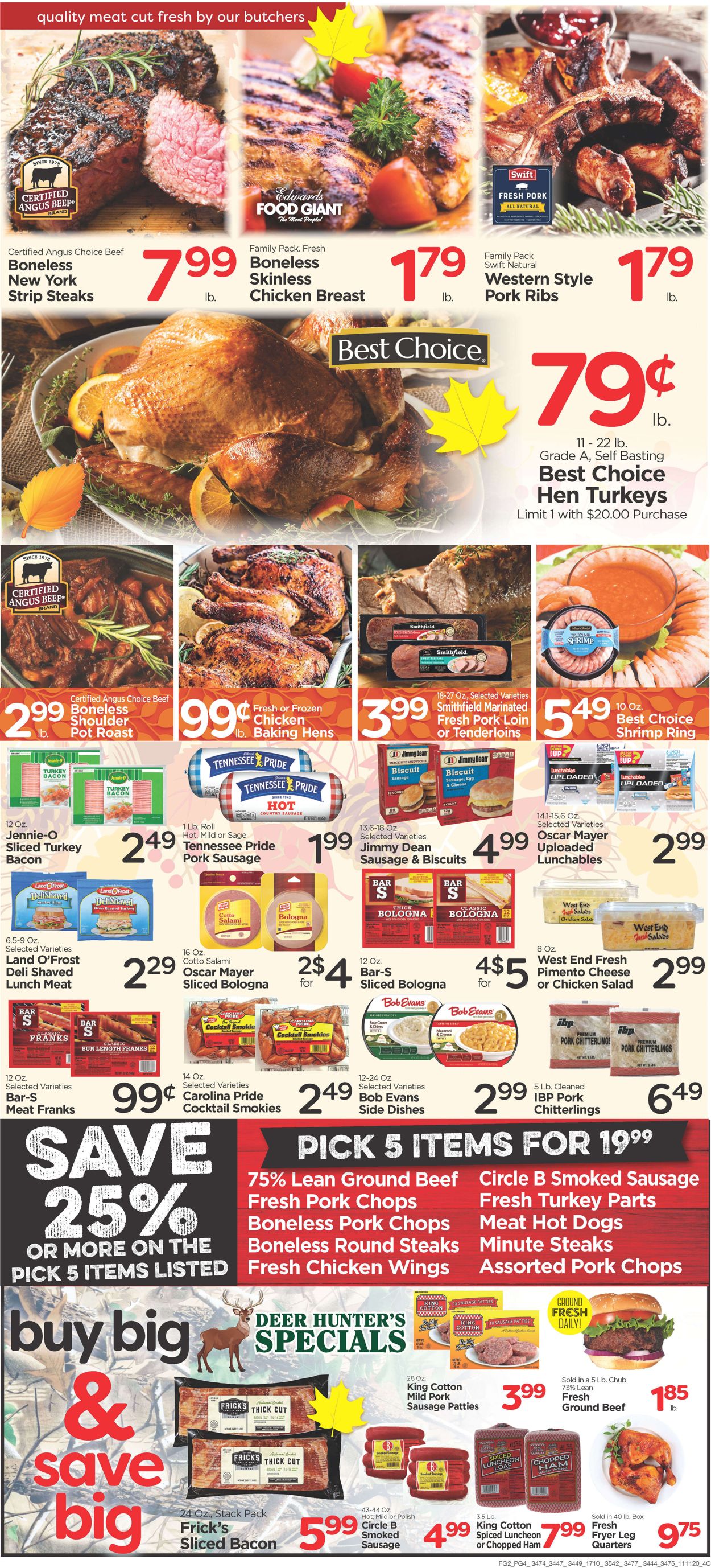 Catalogue Edwards Food Giant from 11/11/2020