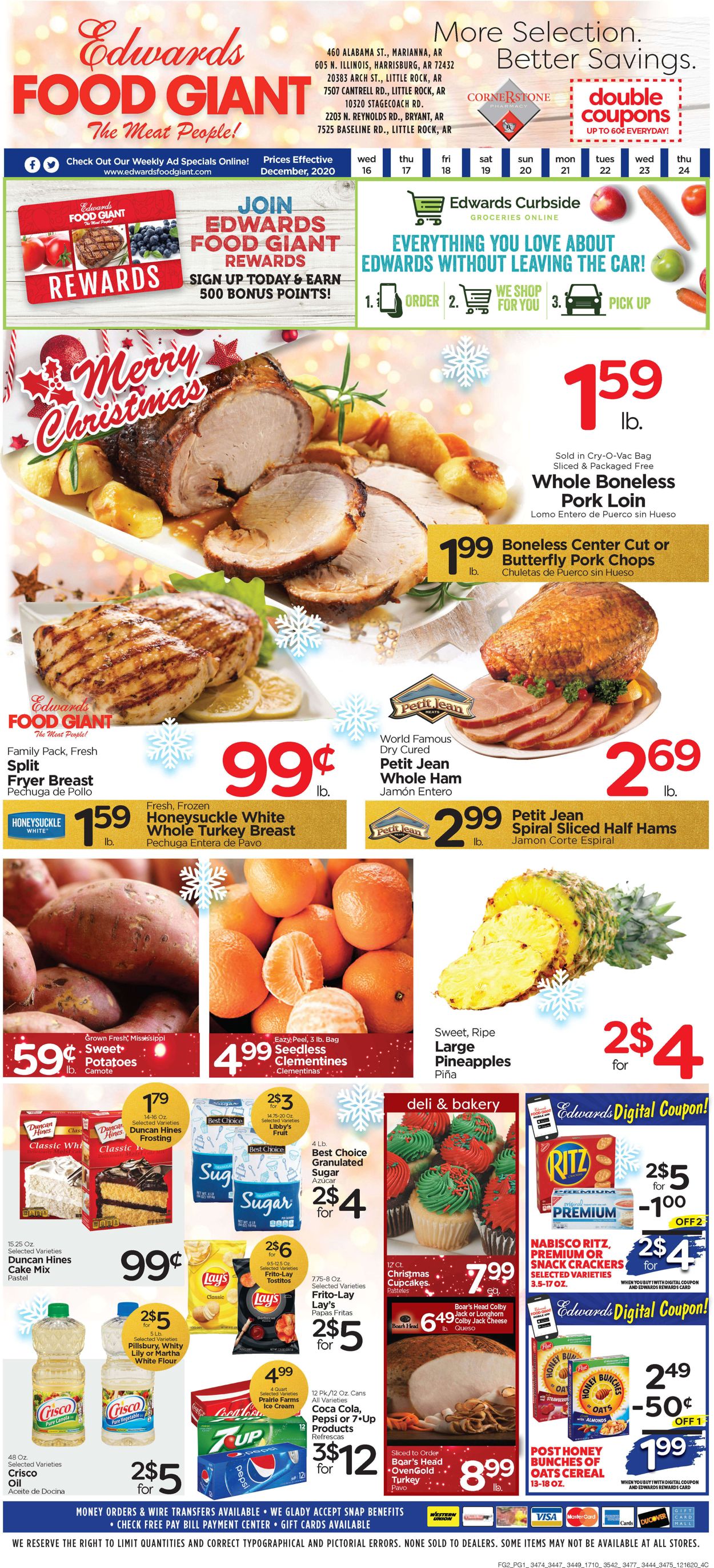 Catalogue Edwards Food Giant from 12/16/2020