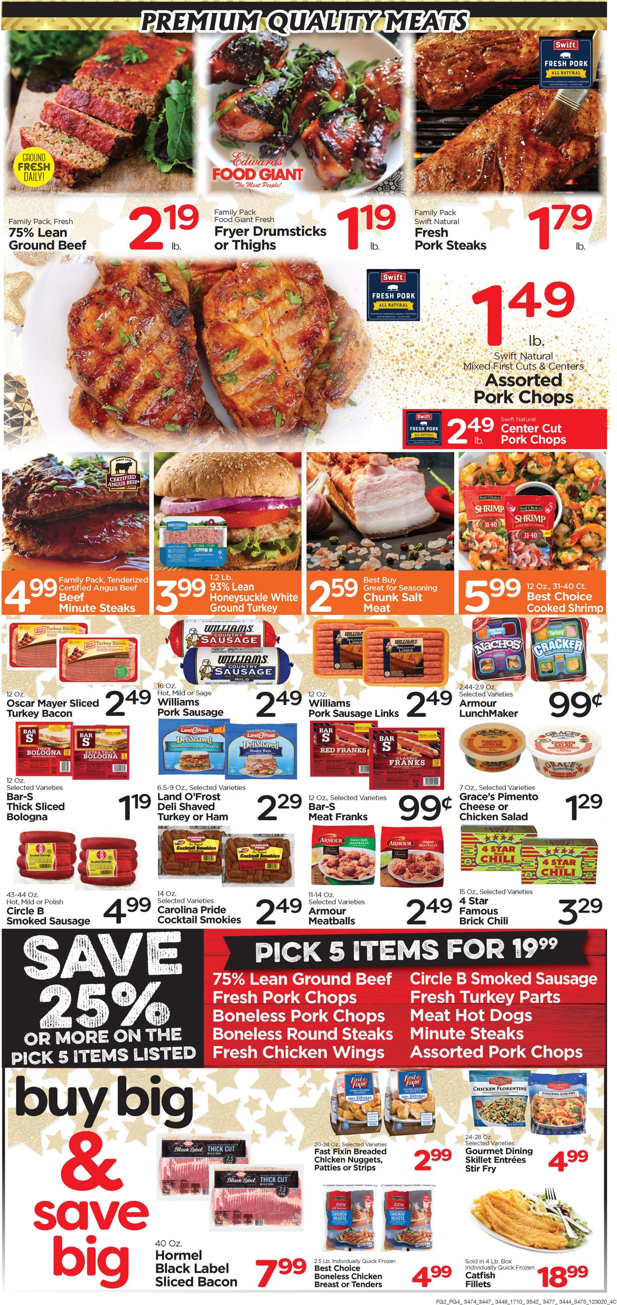 Catalogue Edwards Food Giant from 12/30/2020