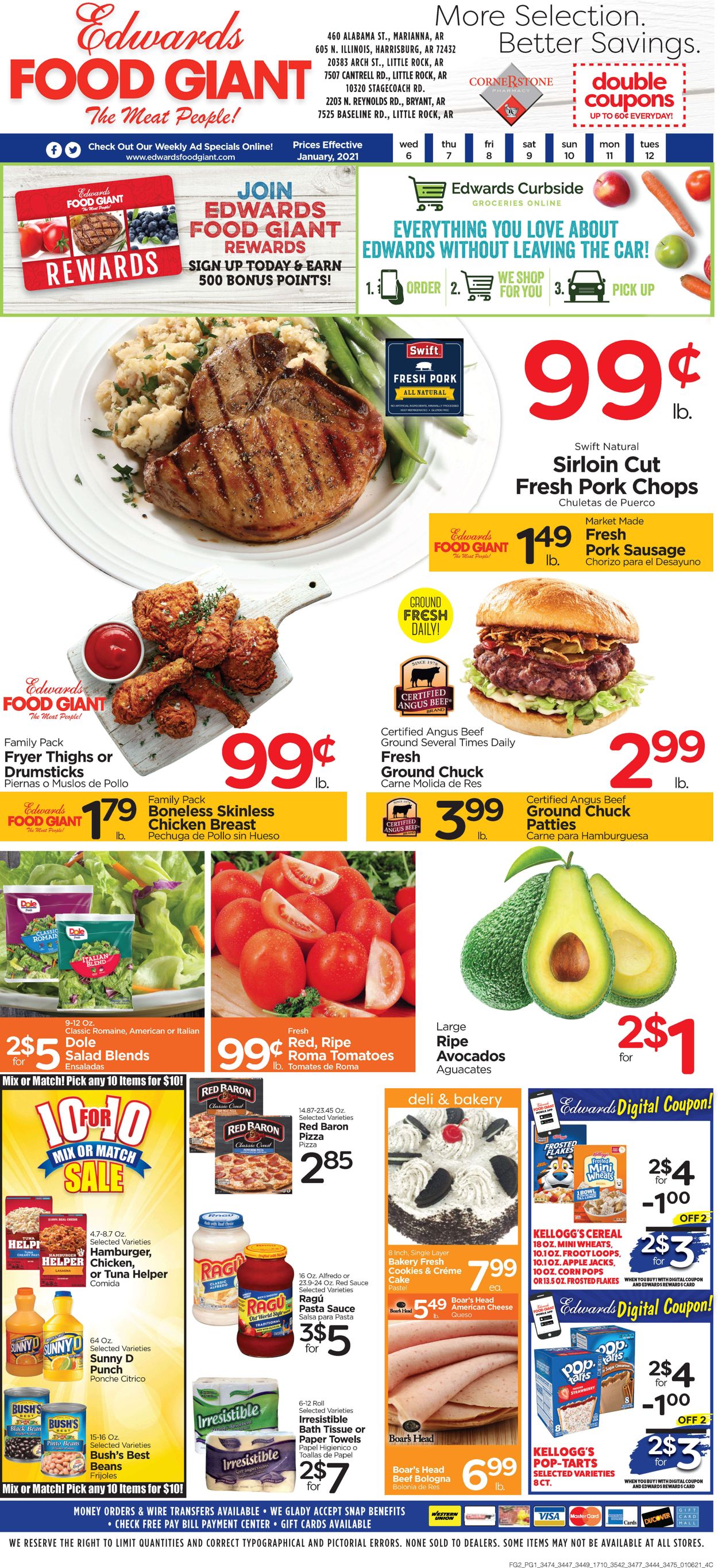 Catalogue Edwards Food Giant from 01/06/2021