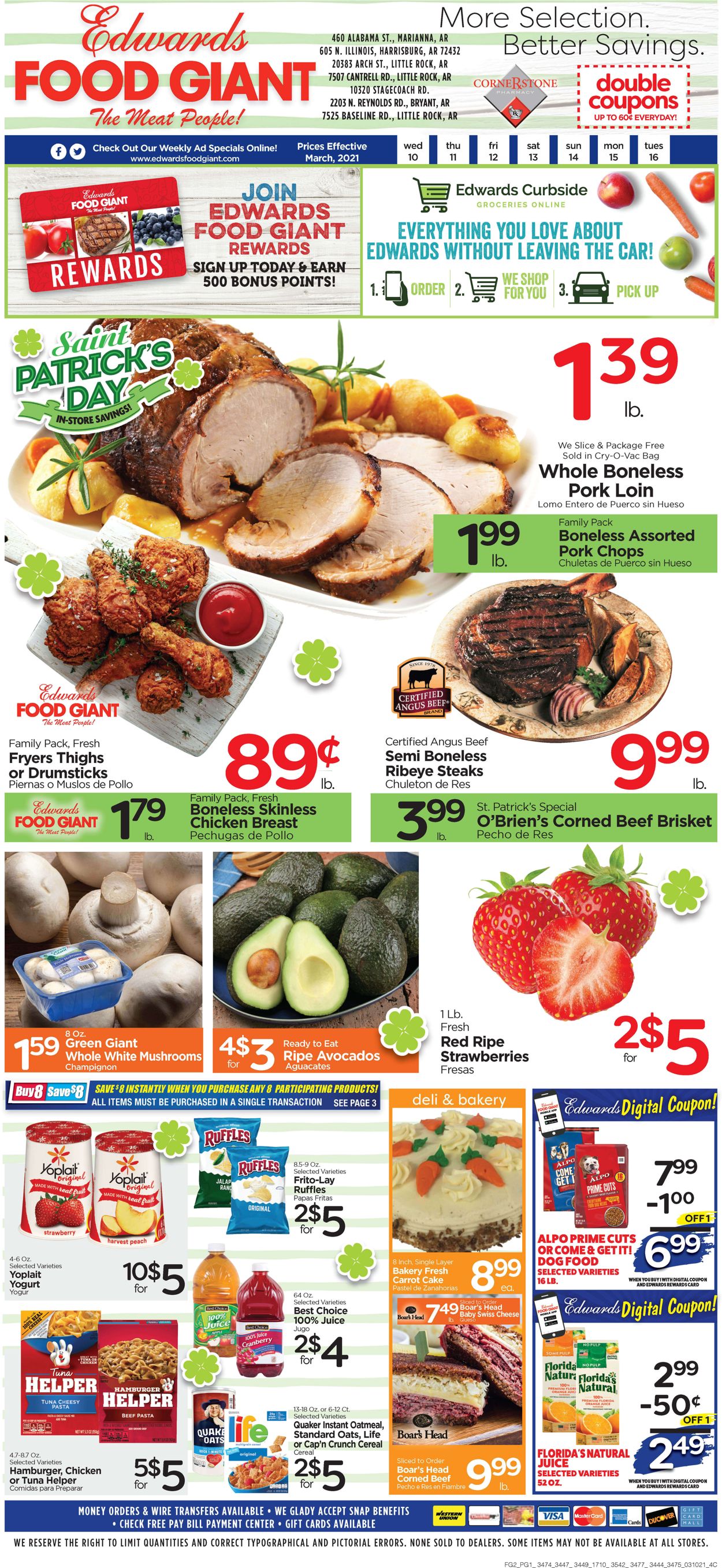 Catalogue Edwards Food Giant from 03/10/2021
