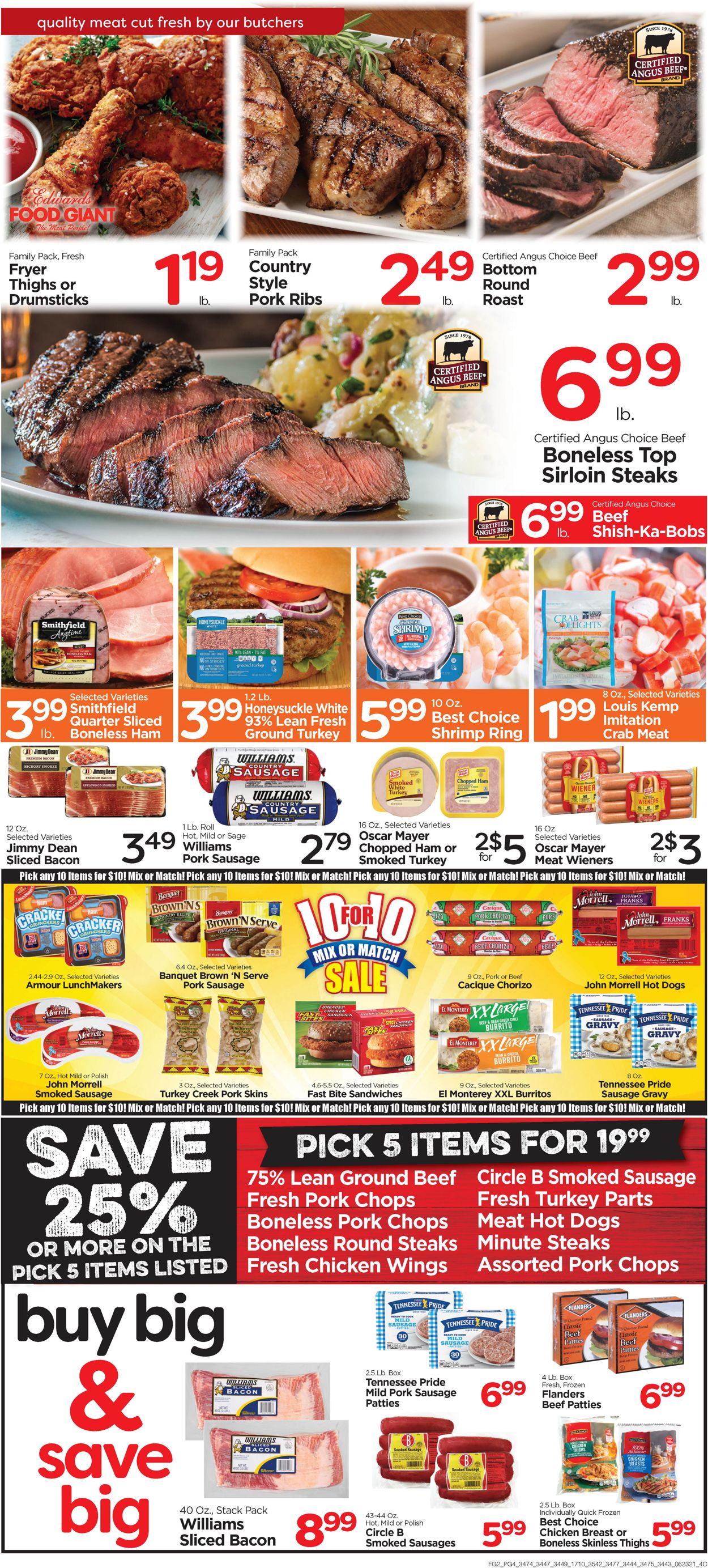 Catalogue Edwards Food Giant from 06/23/2021