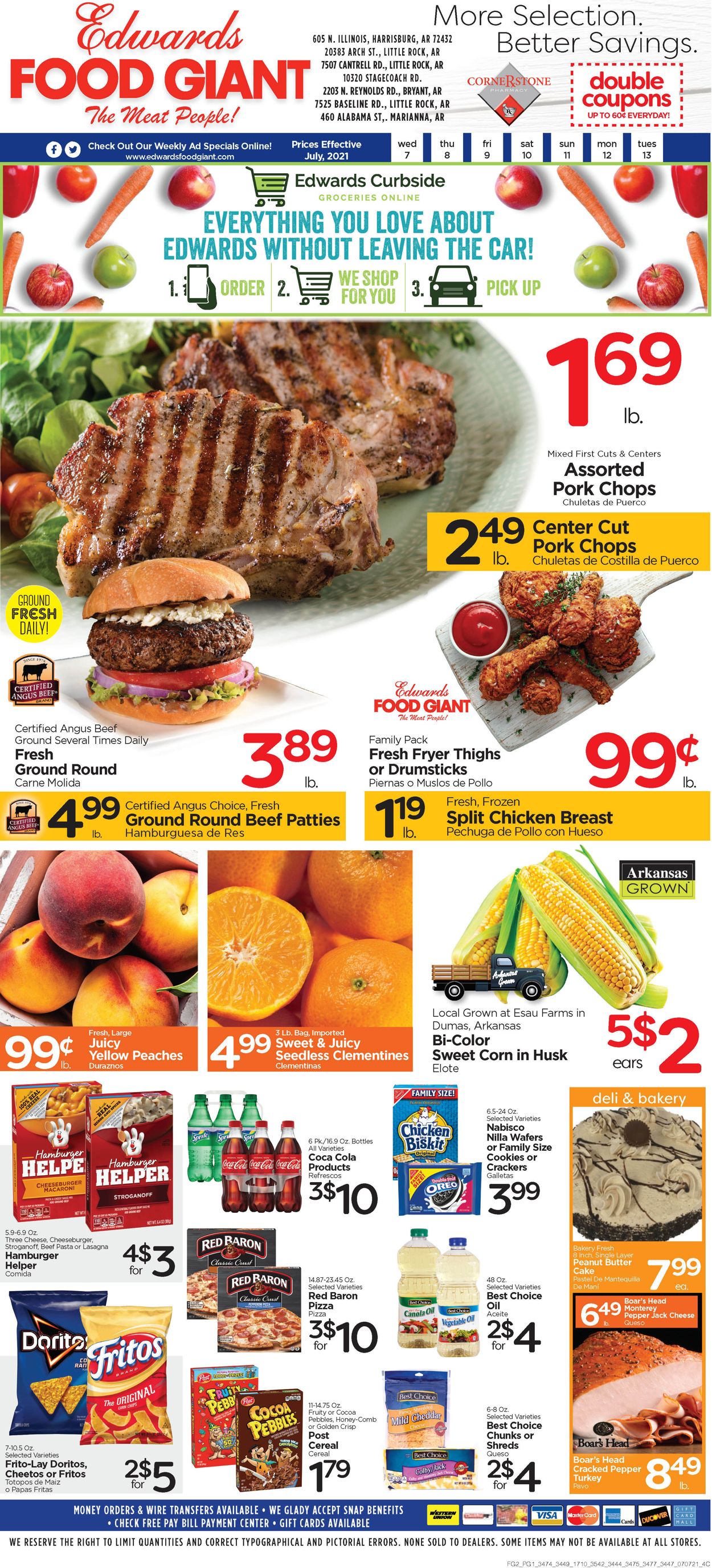 Catalogue Edwards Food Giant from 07/07/2021