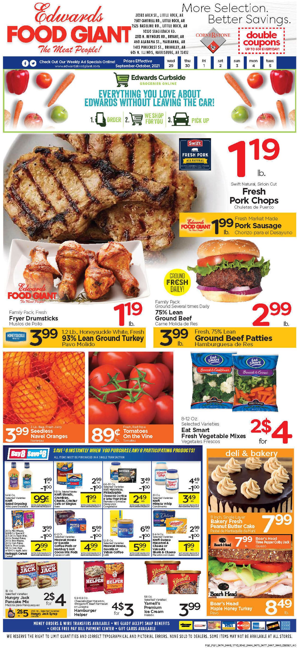 Catalogue Edwards Food Giant from 09/29/2021