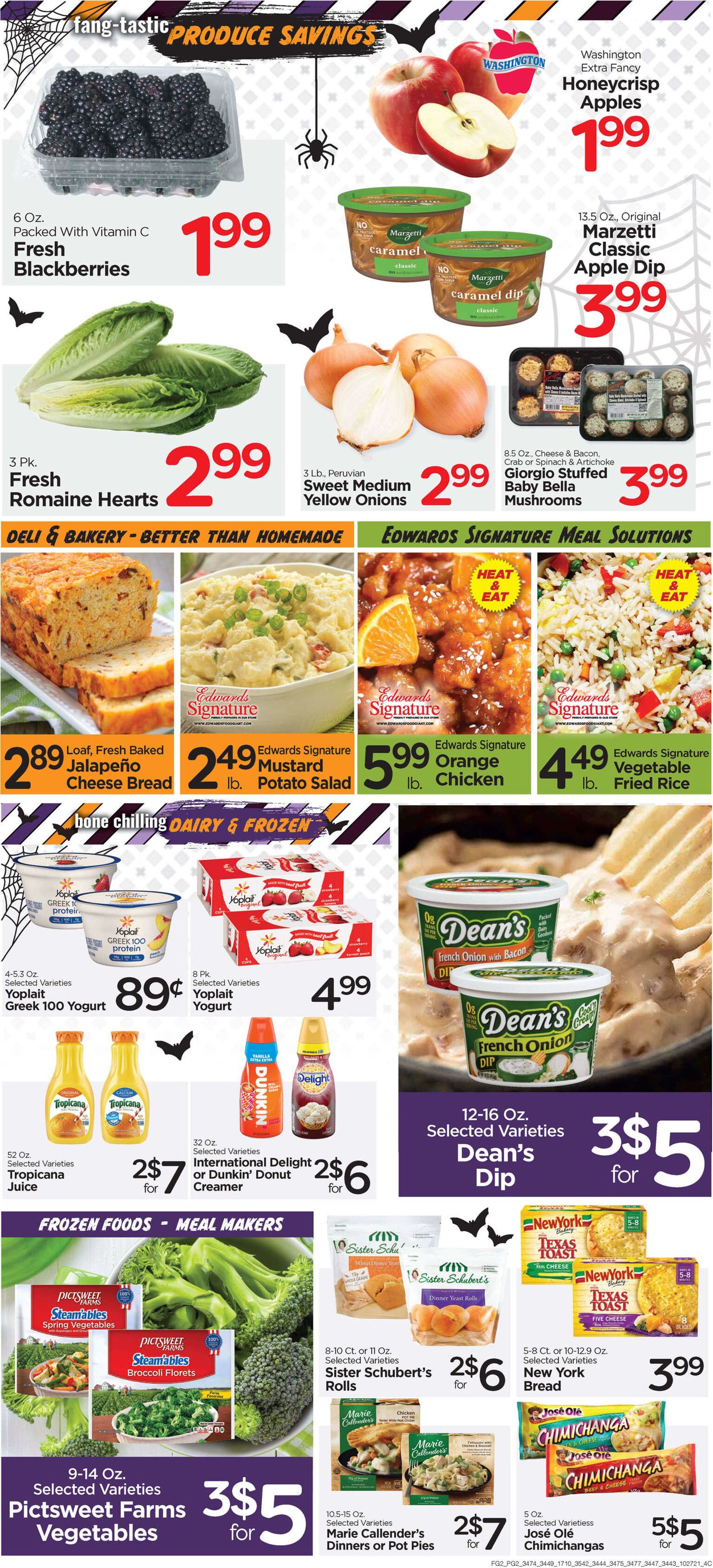 Catalogue Edwards Food Giant HALLOWEEN 2021 from 10/27/2021