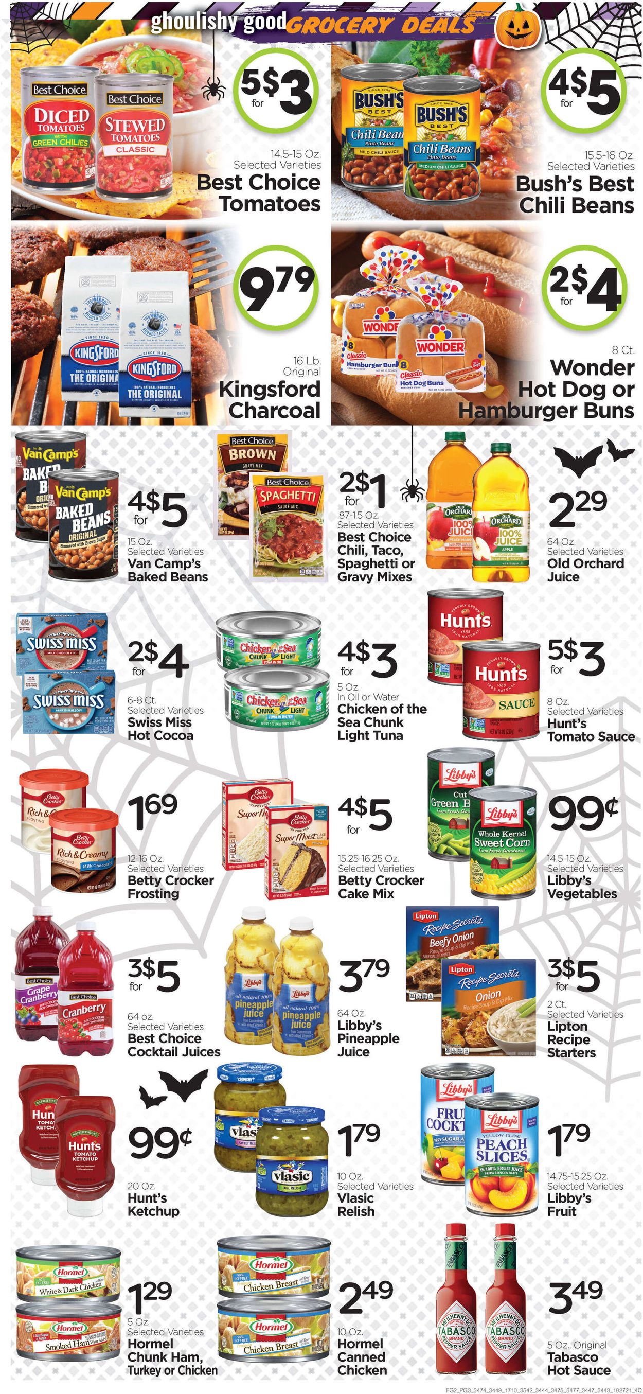 Catalogue Edwards Food Giant HALLOWEEN 2021 from 10/27/2021