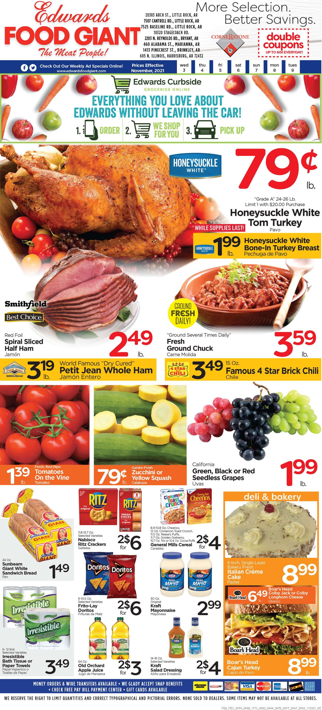 Catalogue Edwards Food Giant from 11/03/2021