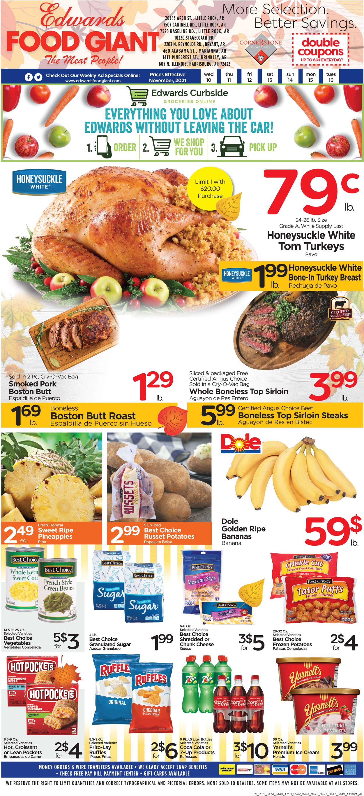 Catalogue Edwards Food Giant from 11/10/2021