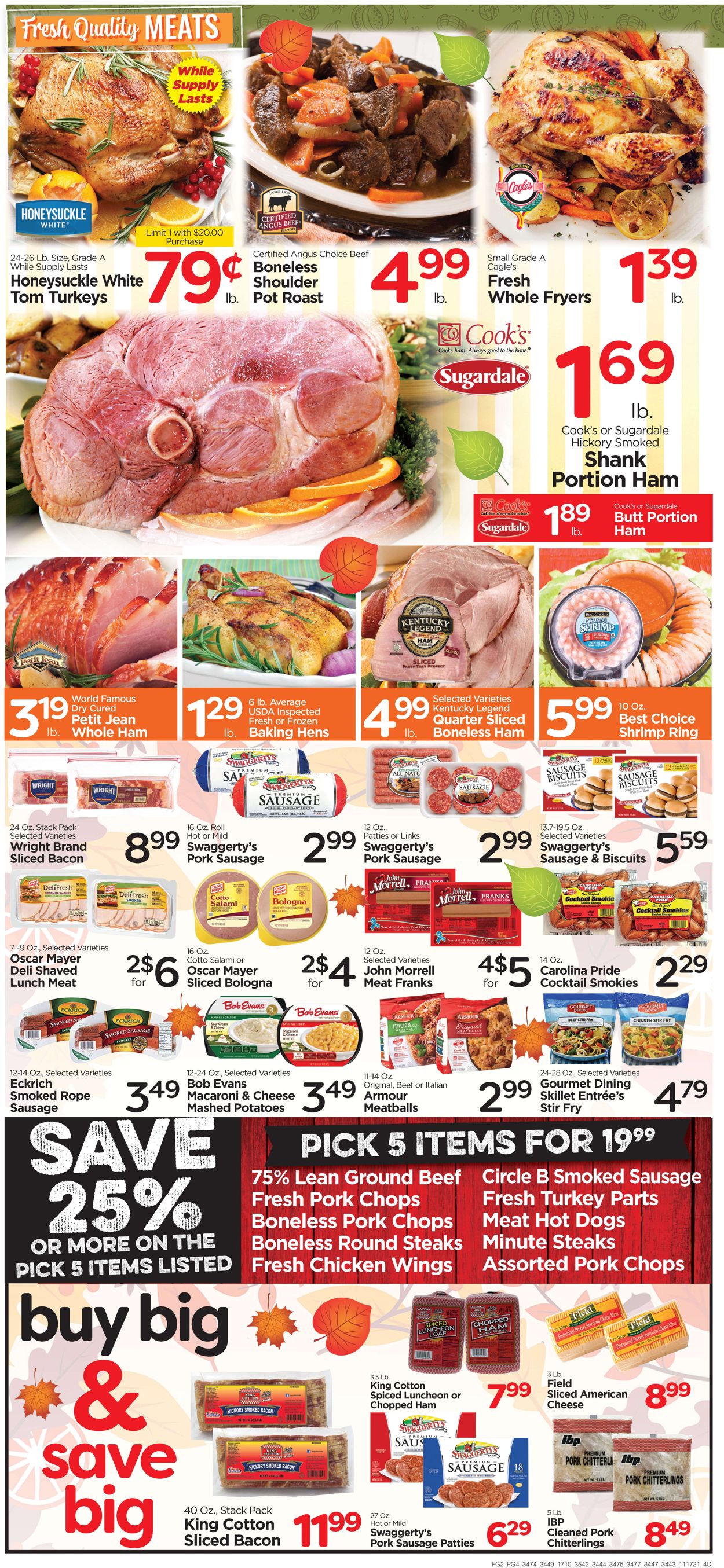 Catalogue Edwards Food Giant THANKSGIVING 2021 from 11/17/2021